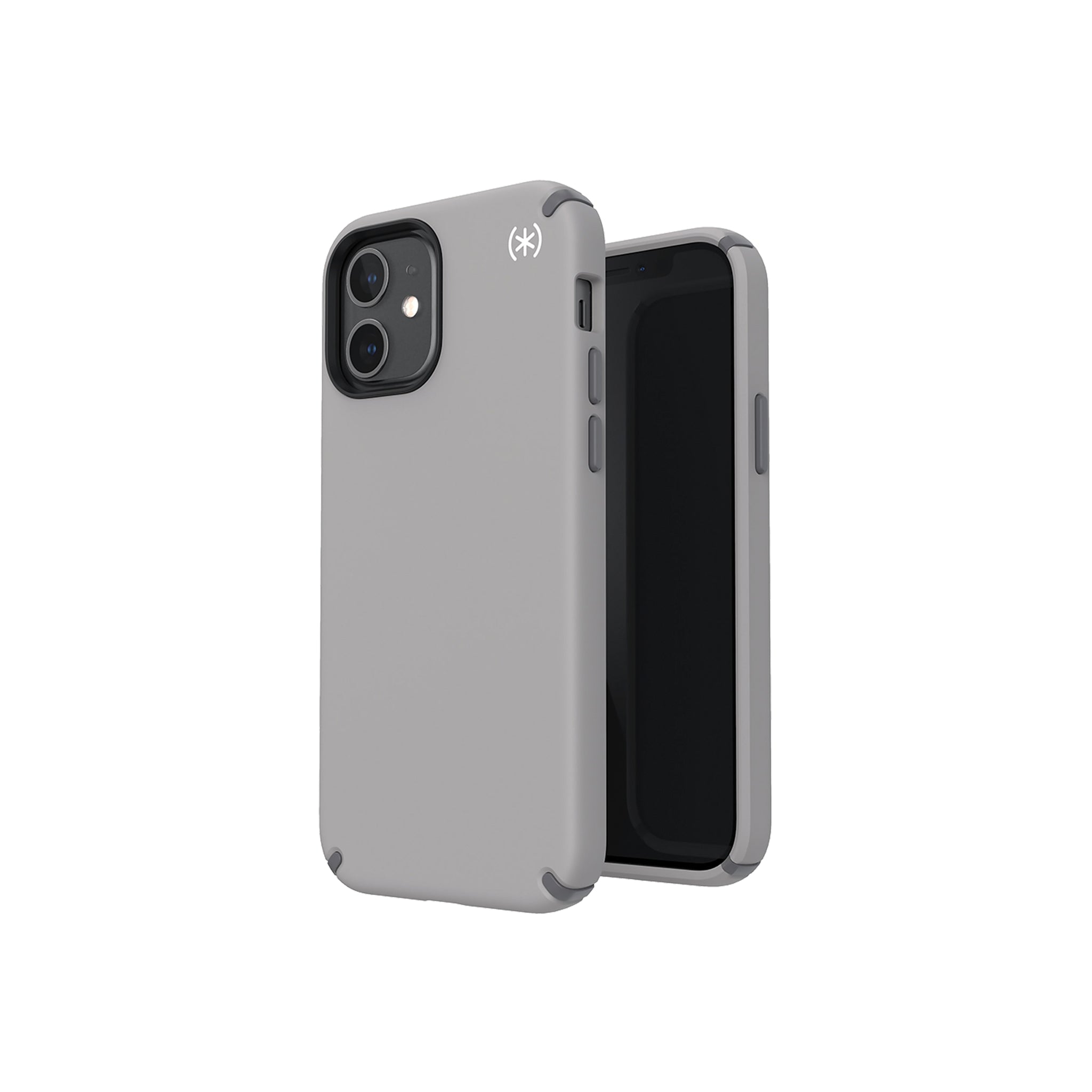 Speck - Presidio2 Pro Case For Apple Iphone 12 / 12 Pro - Cathedral Grey And Graphite Grey