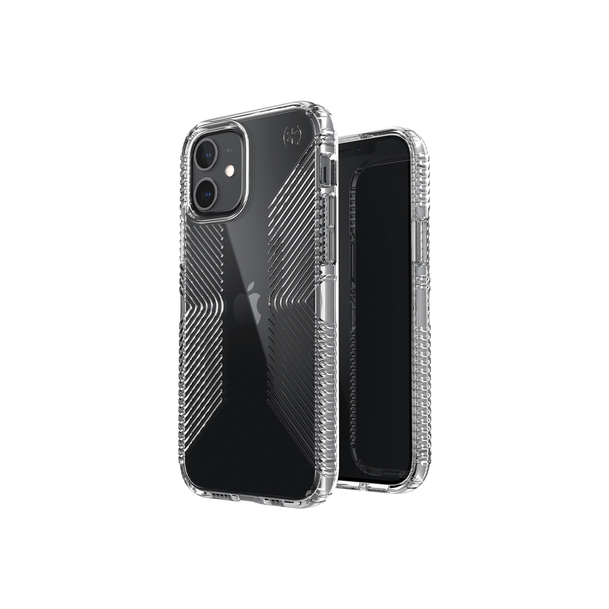 Speck - Presidio2 Grip Case For Apple Iphone 12 / 12 Pro - Perfect Clear