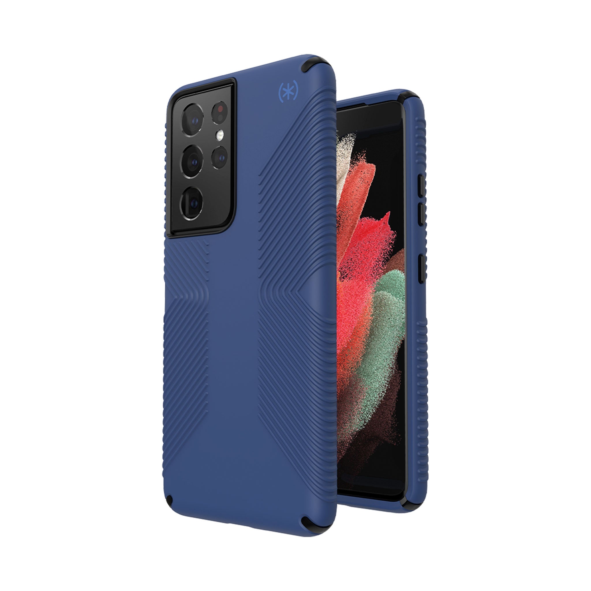 Speck - Presidio Grip 2 Case For Samsung Galaxy S21 Ultra 5g - Coastal Blue