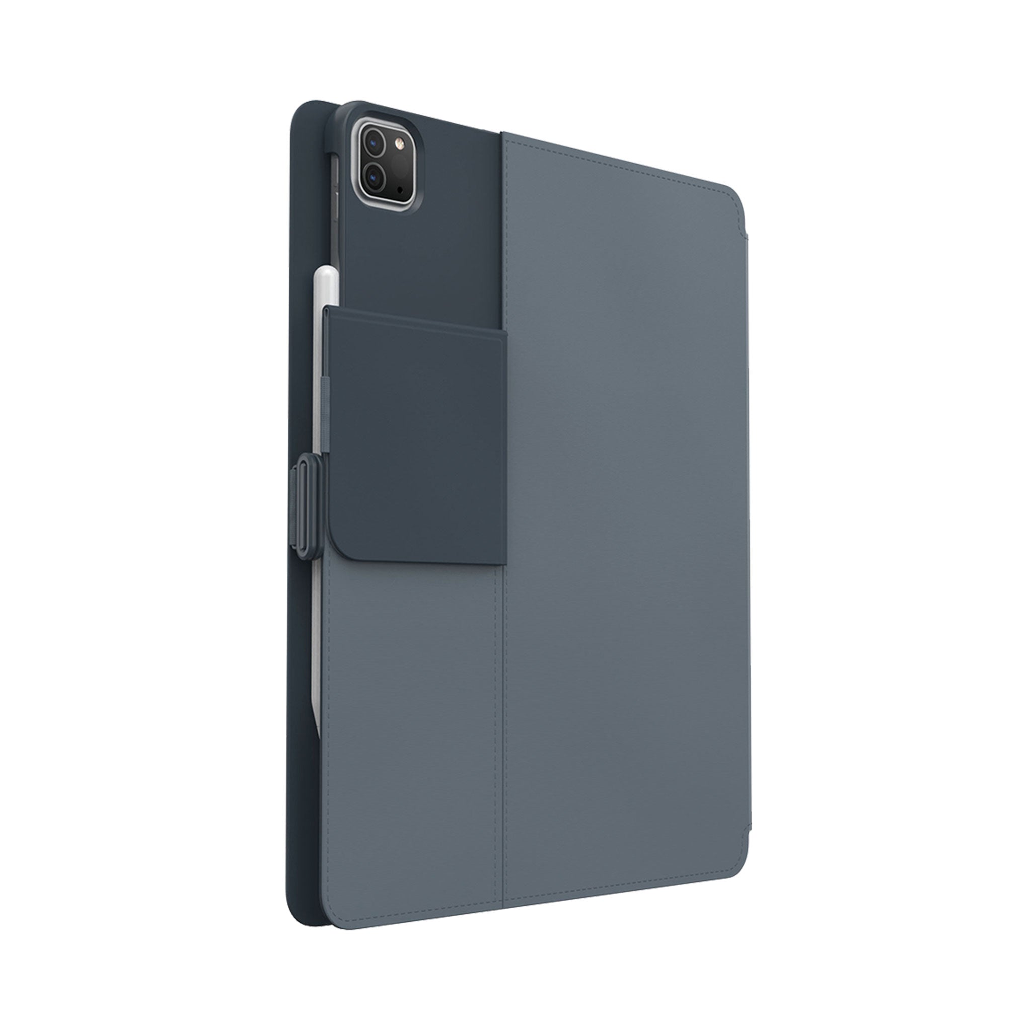 Speck - Balance Folio Case For Apple Ipad Pro 12.9 (2021 / 2020 / 2018) - Stormy Grey And Charcoal