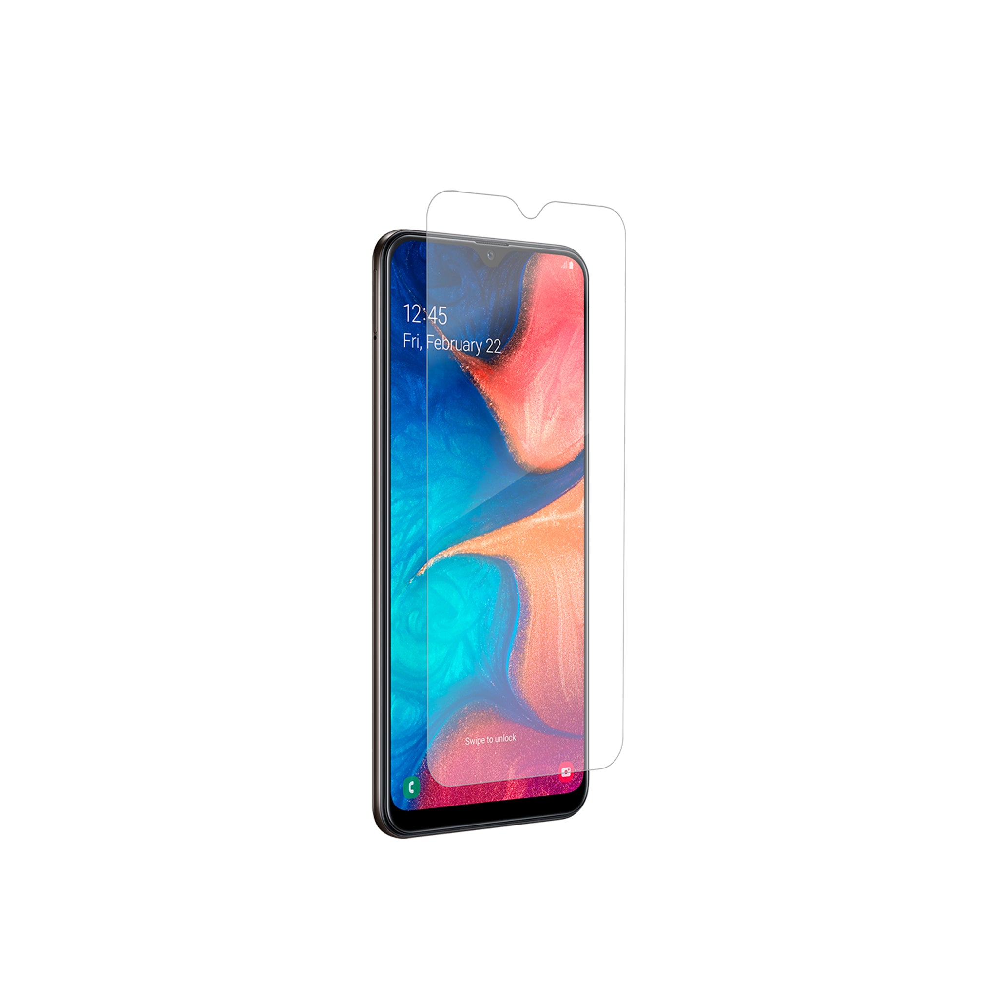 Zagg - Invisibleshield Glass Plus Glass Screen Protector For Samsung Galaxy A50 - Clear