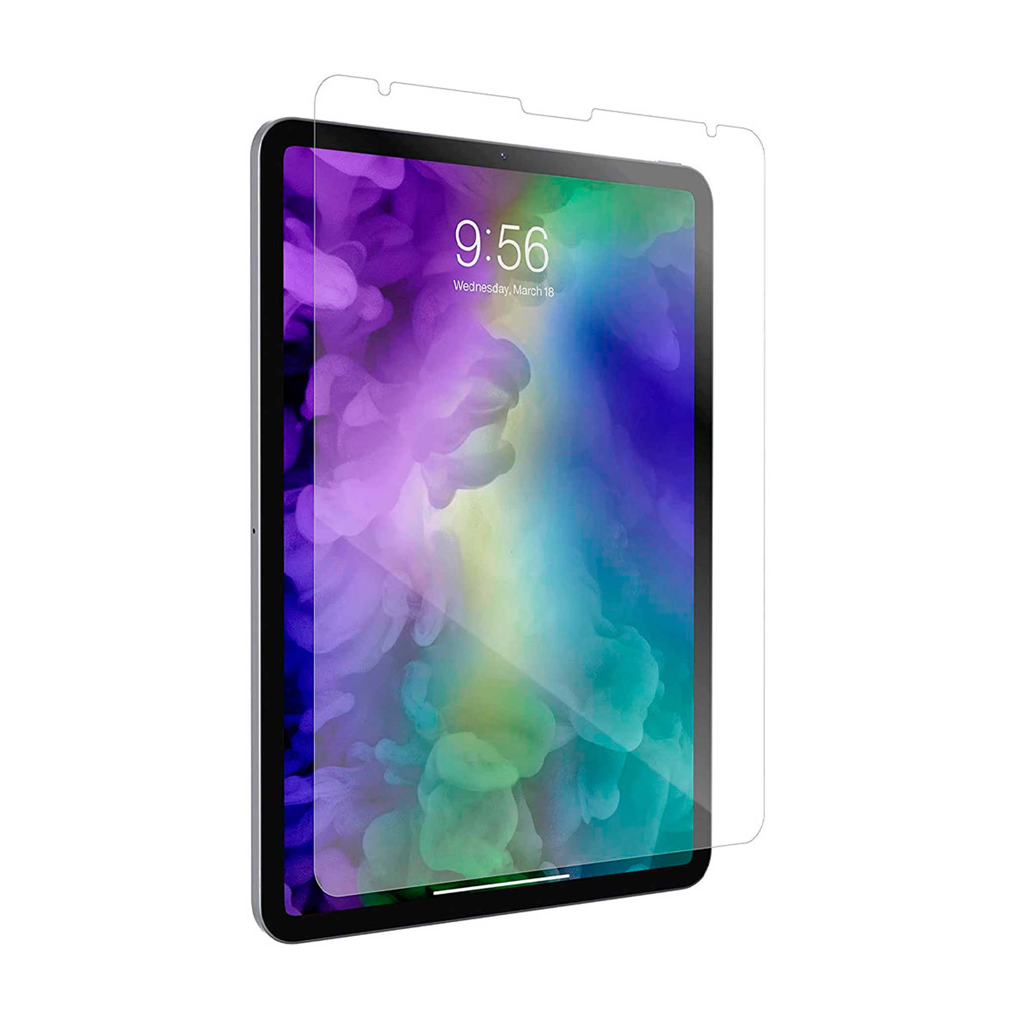 Zagg - Invisibleshield Glass Fusion Plus Canvas Glass Screen Protector For Apple Ipad Pro 12.9 (2021) - Clear