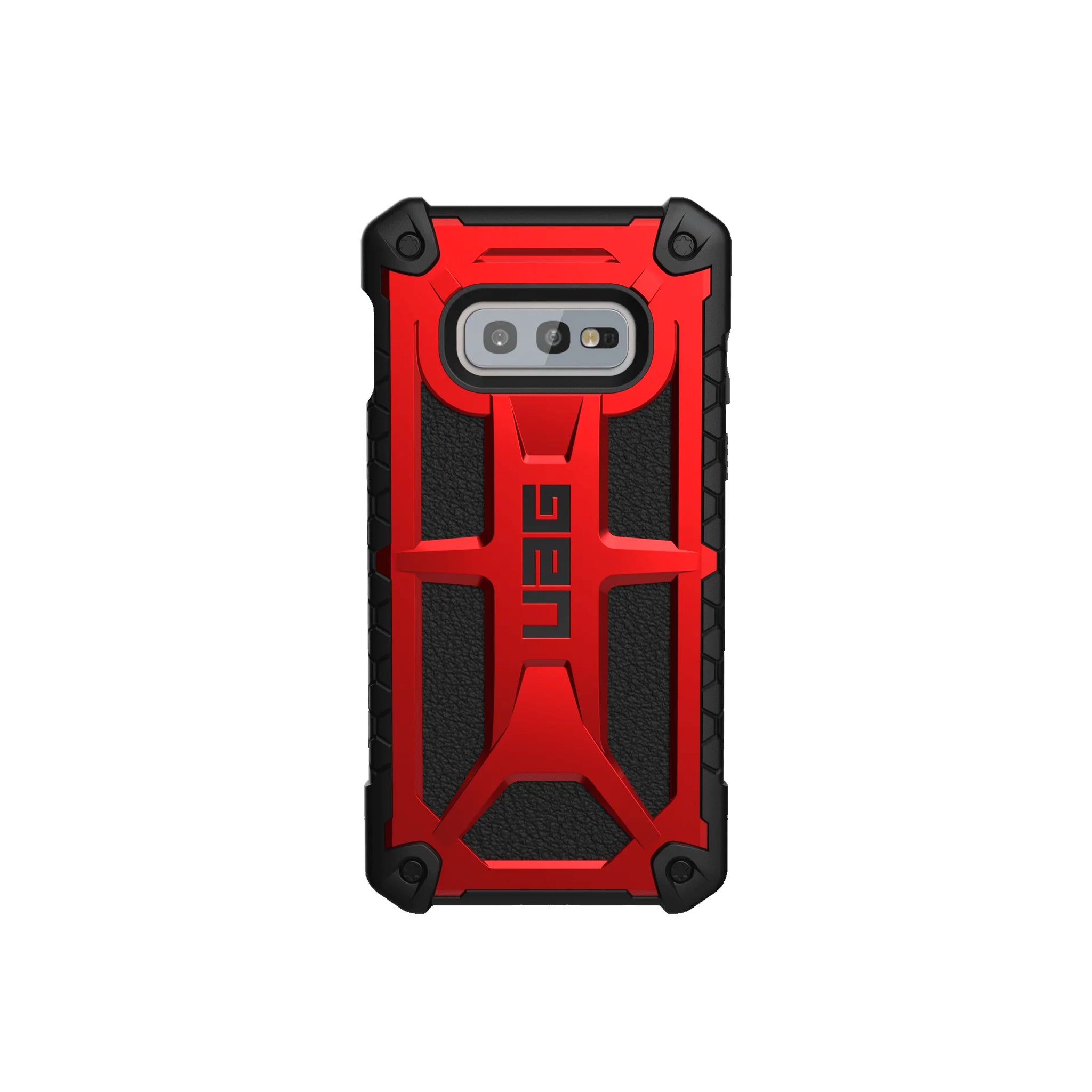 Urban Armor Gear (uag) - Monarch Case For Samsung Galaxy S10e - Crimson And Black