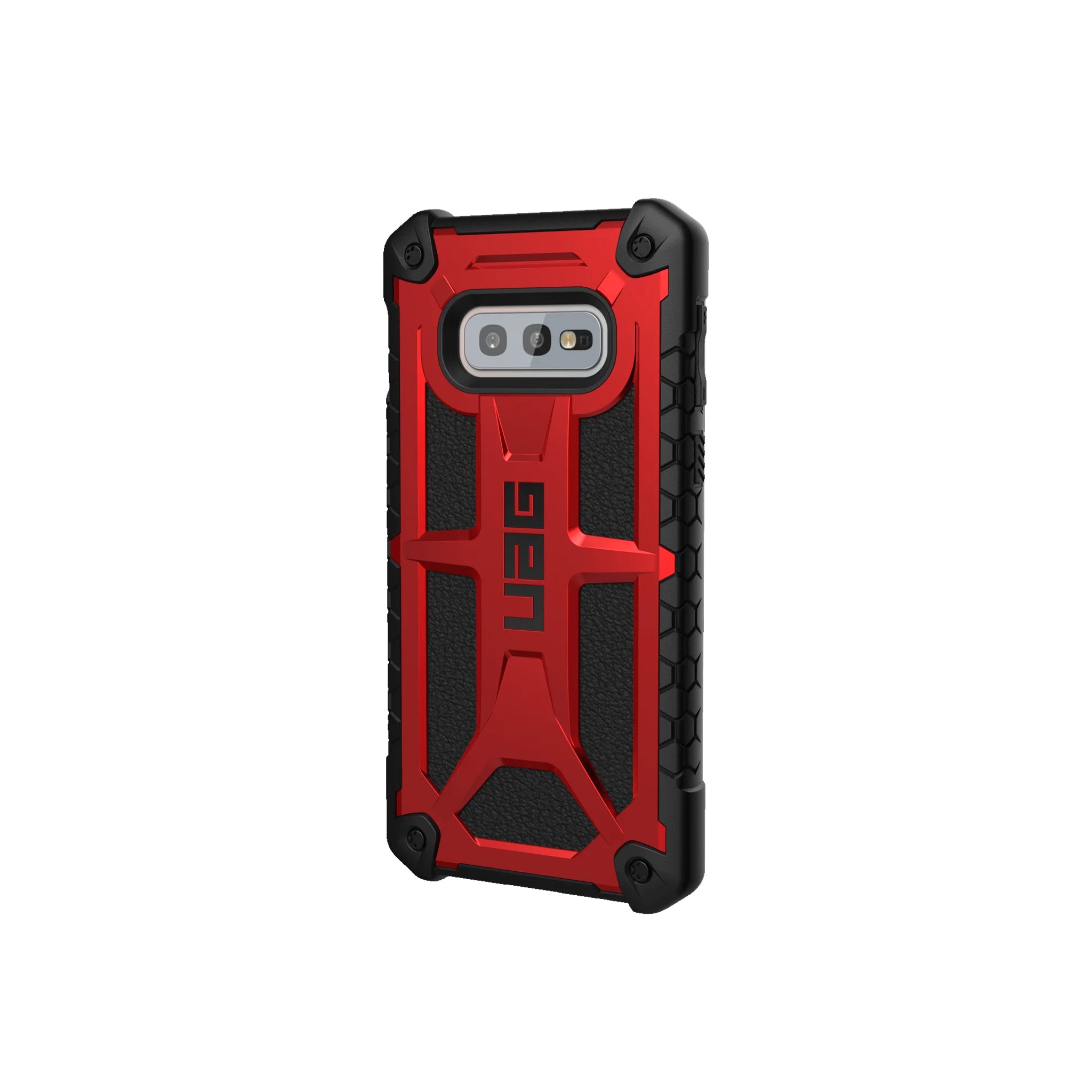 Urban Armor Gear (uag) - Monarch Case For Samsung Galaxy S10e - Crimson And Black