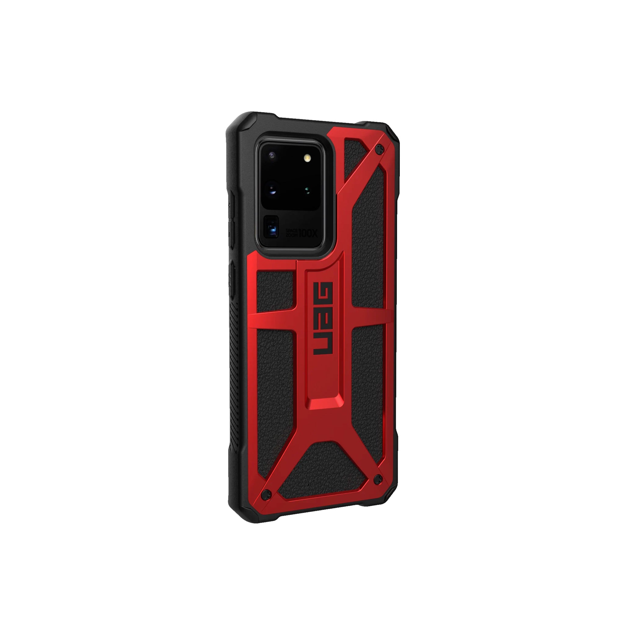 Urban Armor Gear (uag) - Monarch Case For Samsung Galaxy S20 Ultra - Crimson And Black