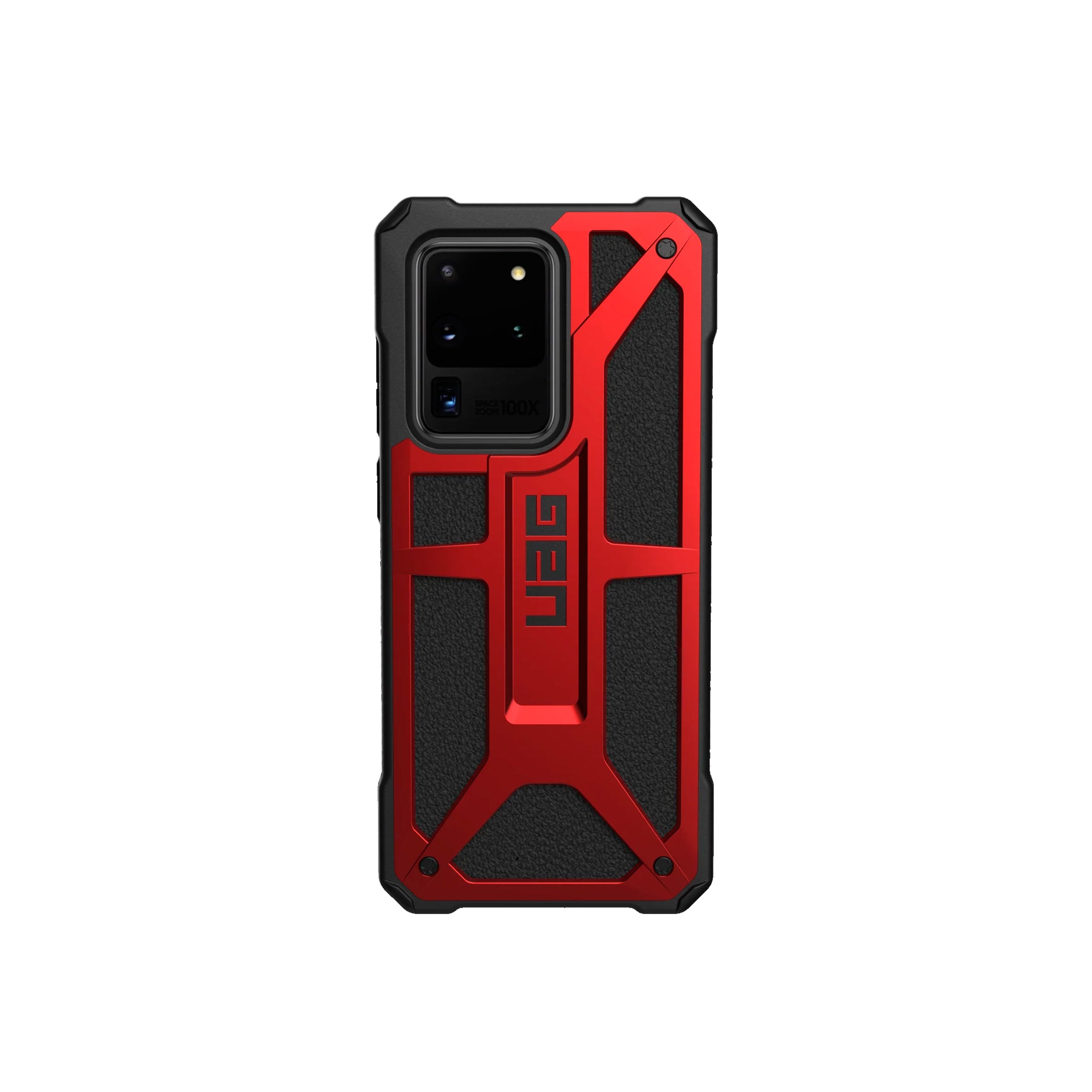 Urban Armor Gear (uag) - Monarch Case For Samsung Galaxy S20 Ultra - Crimson And Black