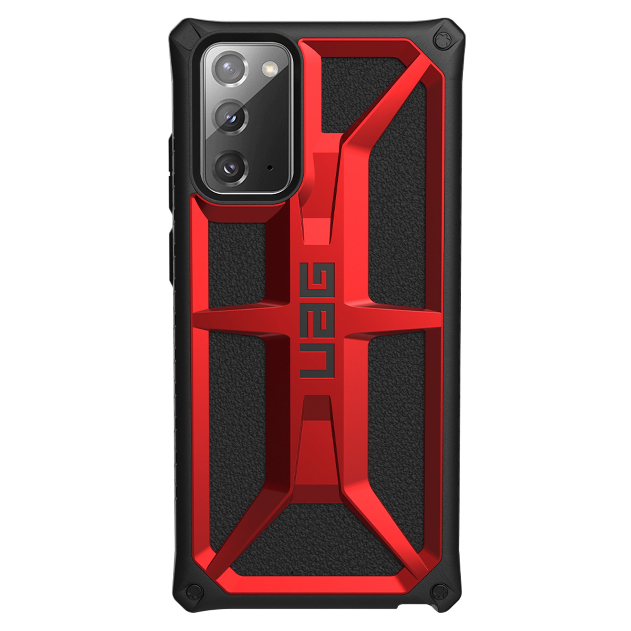 UAG - Monarch Case For Samsung Galaxy Note20 5g - Crimson And Black