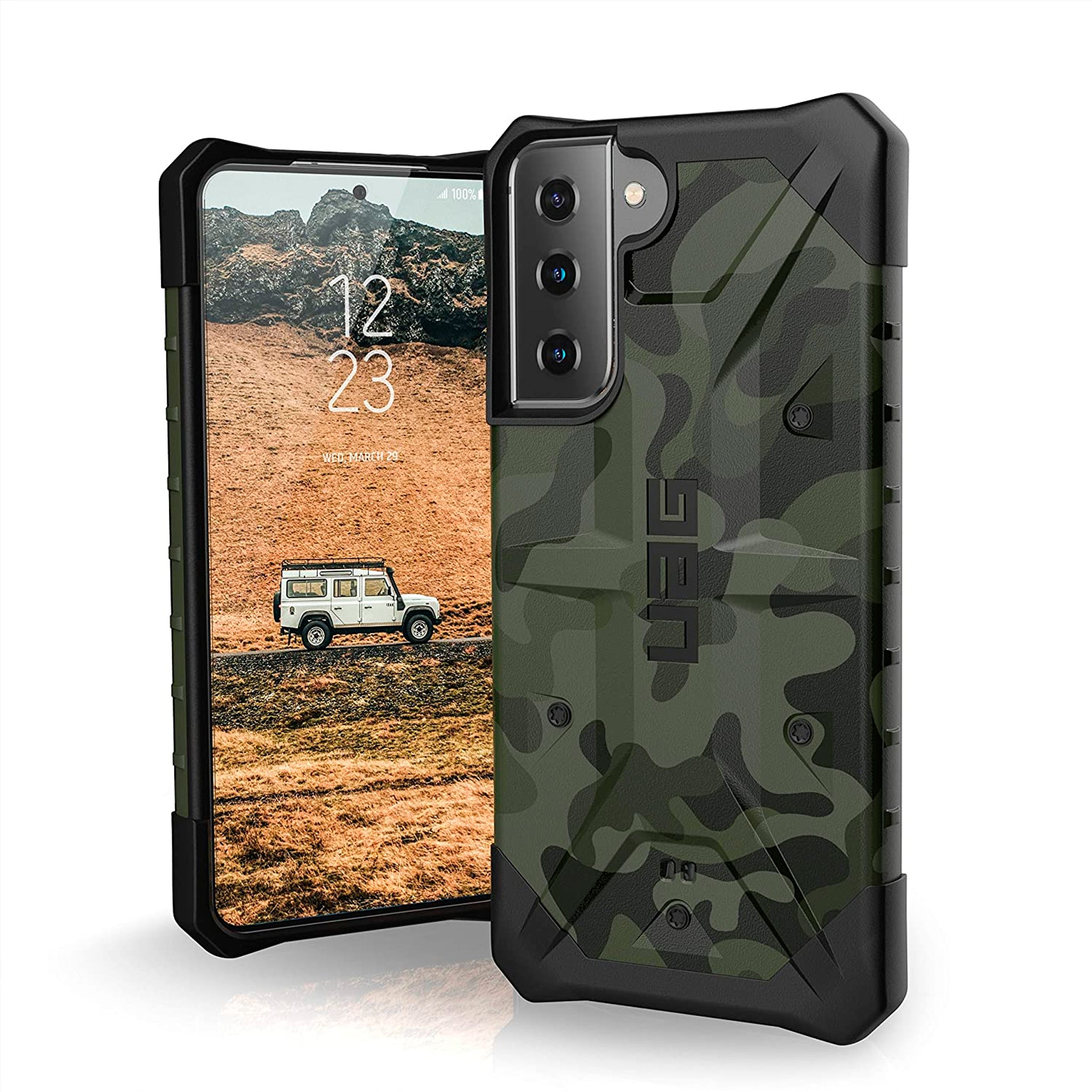 Urban Armor Gear (uag) - Pathfinder Case For Samsung Galaxy S21 5g - Forest Camo