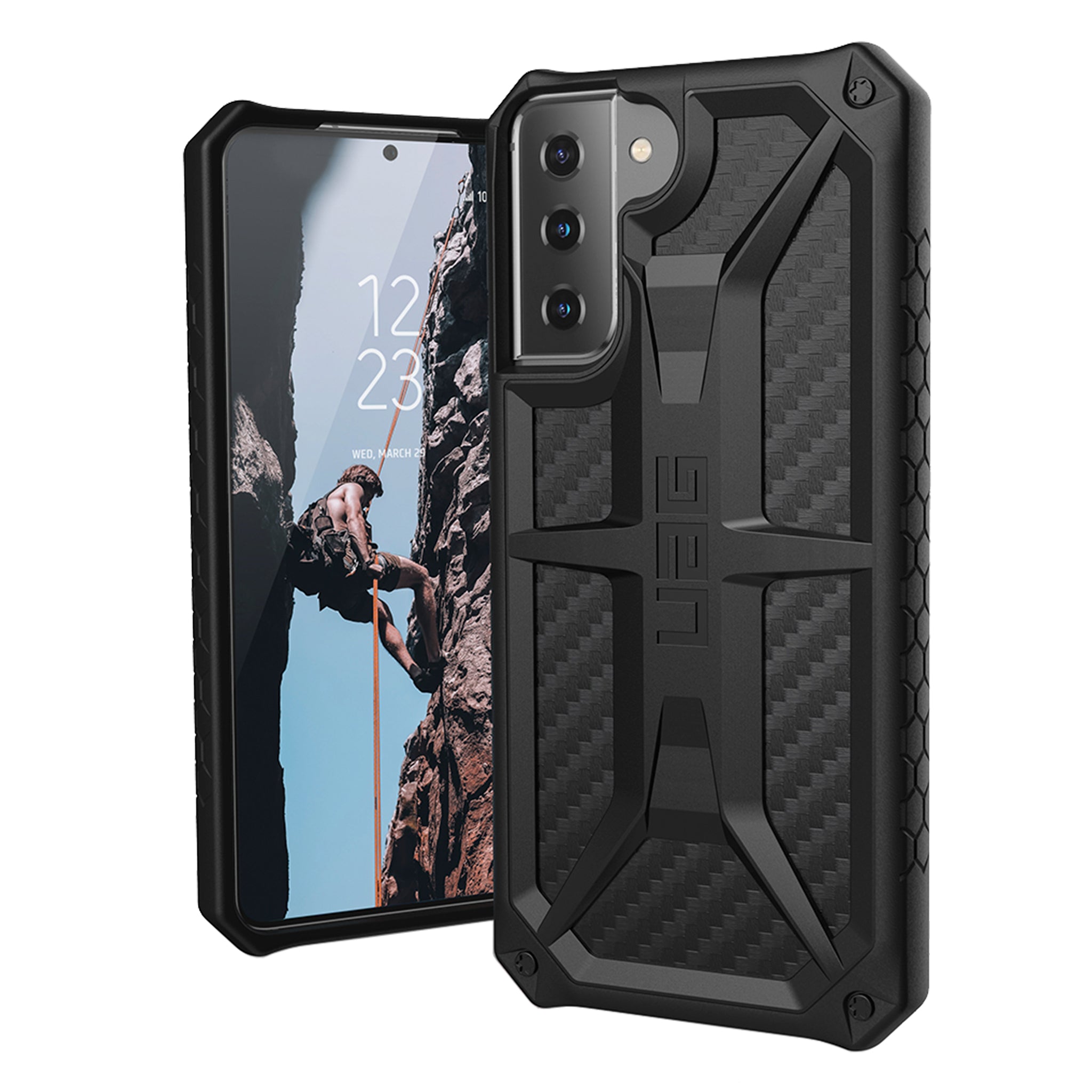 UAG - Monarch Case For Samsung Galaxy S21 Plus 5g - Carbon Fiber