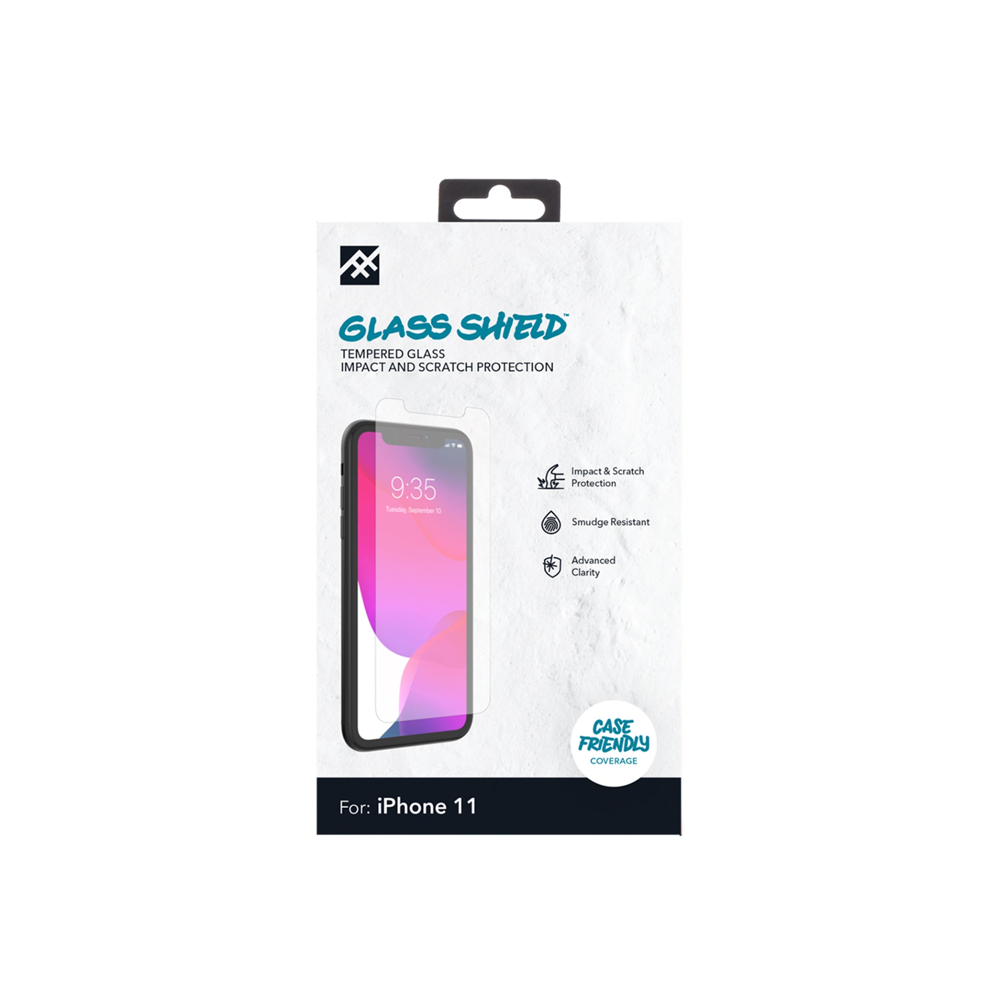 Ifrogz - Glass Defense Glass Screen Protector For Apple Iphone 11 / Xr - Clear