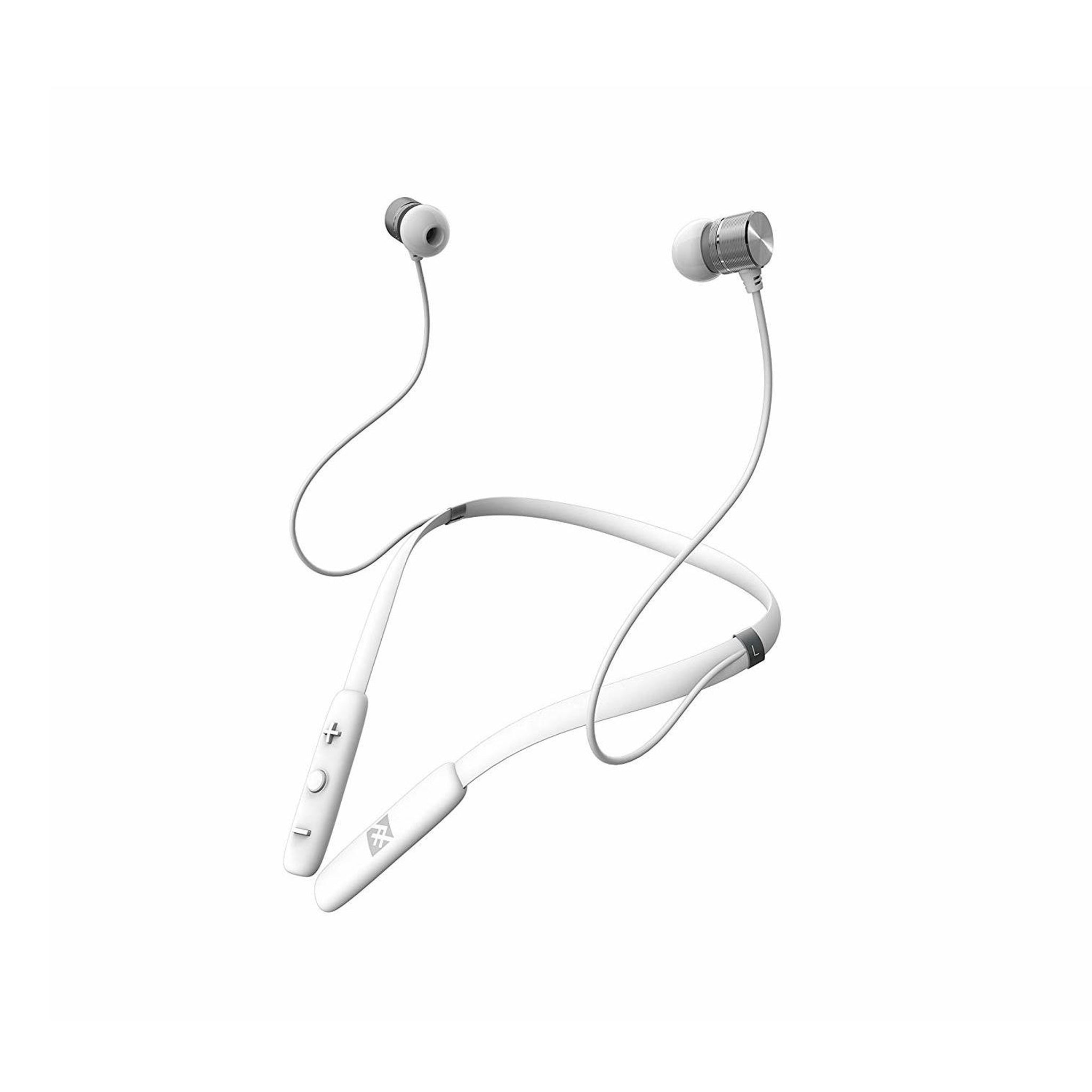Ifrogz - Flex Force 2 In Ear Bluetooth Headphones - Silver And White