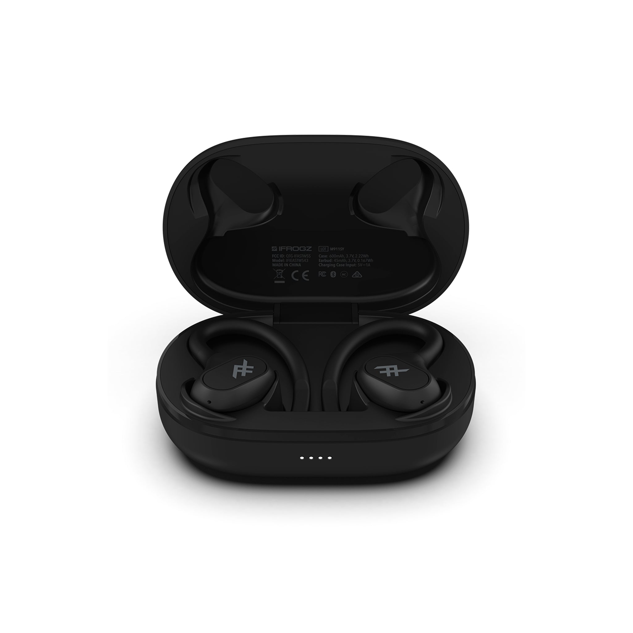 Ifrogz - Airtime Sport True Wireless In Ear Bluetooth Headphones - Black