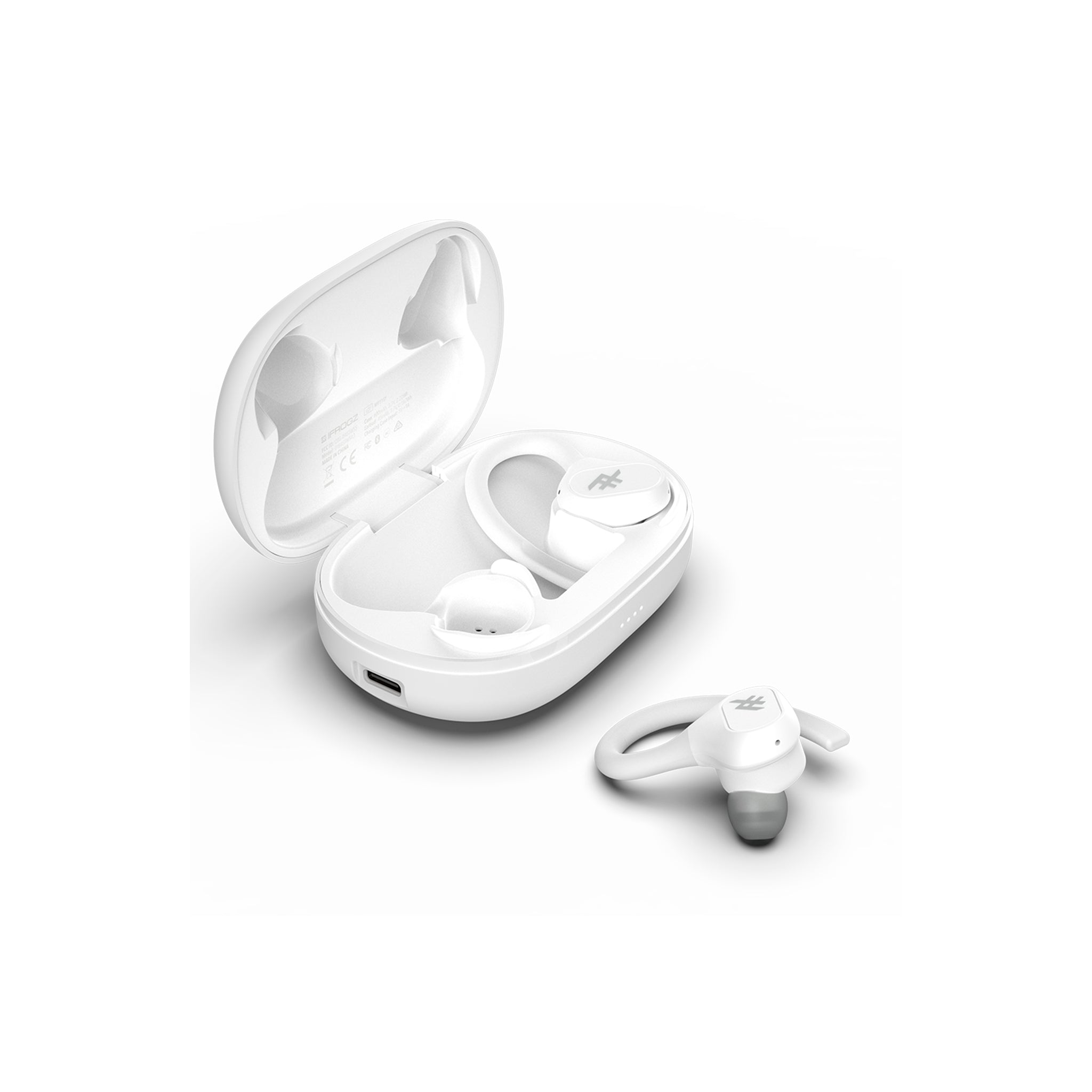 Ifrogz - Airtime Sport True Wireless In Ear Bluetooth Headphones - White