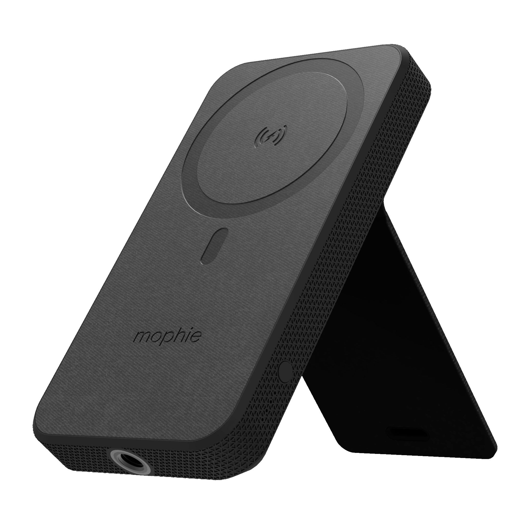 Mophie - Snap Plus Powerstation Wireless Charging Stand Power Bank 10,000 Mah - Black