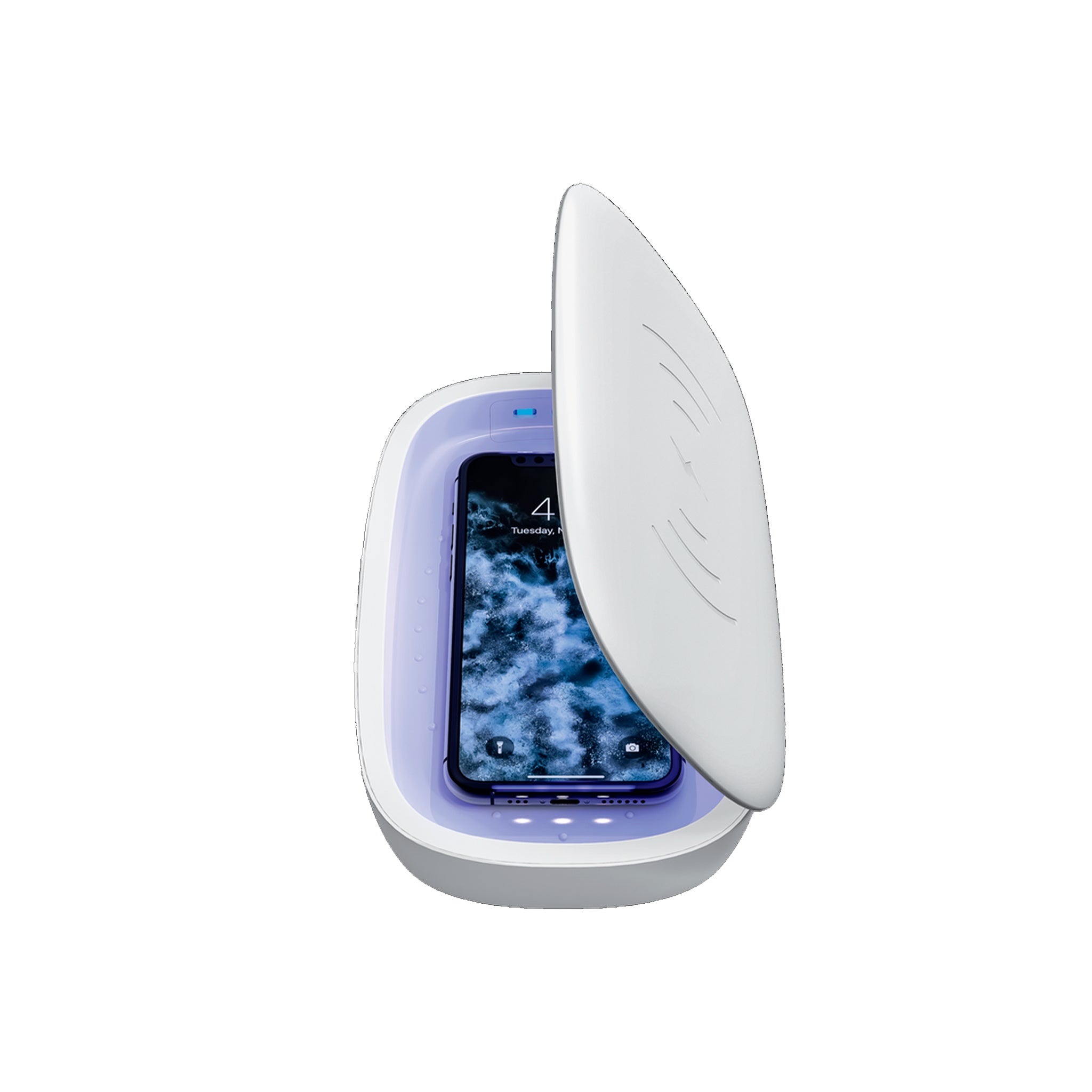 Mophie - Uv Sanitizer And Wireless Charger - White