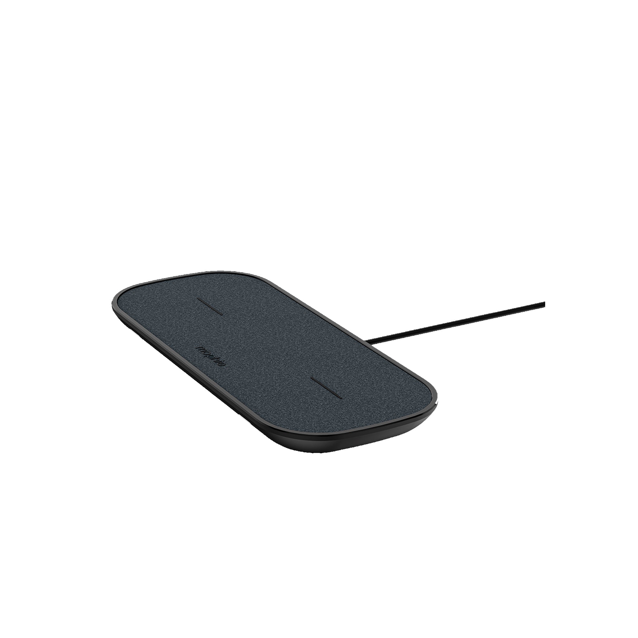 Mophie - Dual Wireless Charging Pad With Type A Output 10w - Black