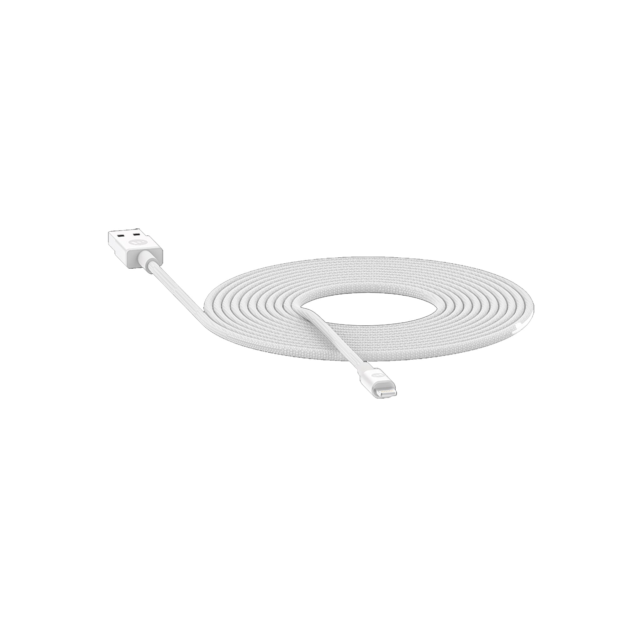 Mophie - Type A To Apple Lightning Cable 10ft - White