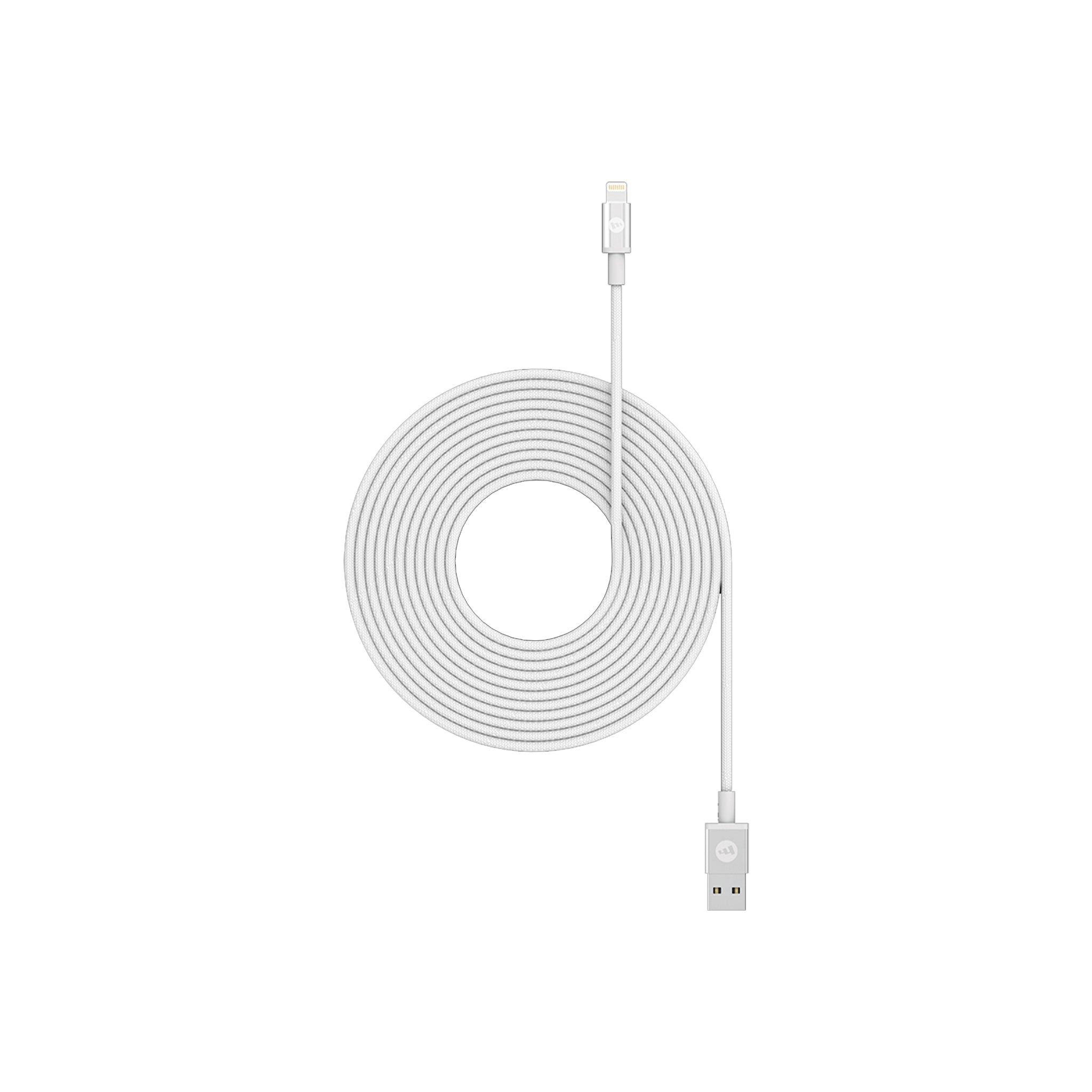 Mophie - Type A To Apple Lightning Cable 10ft - White