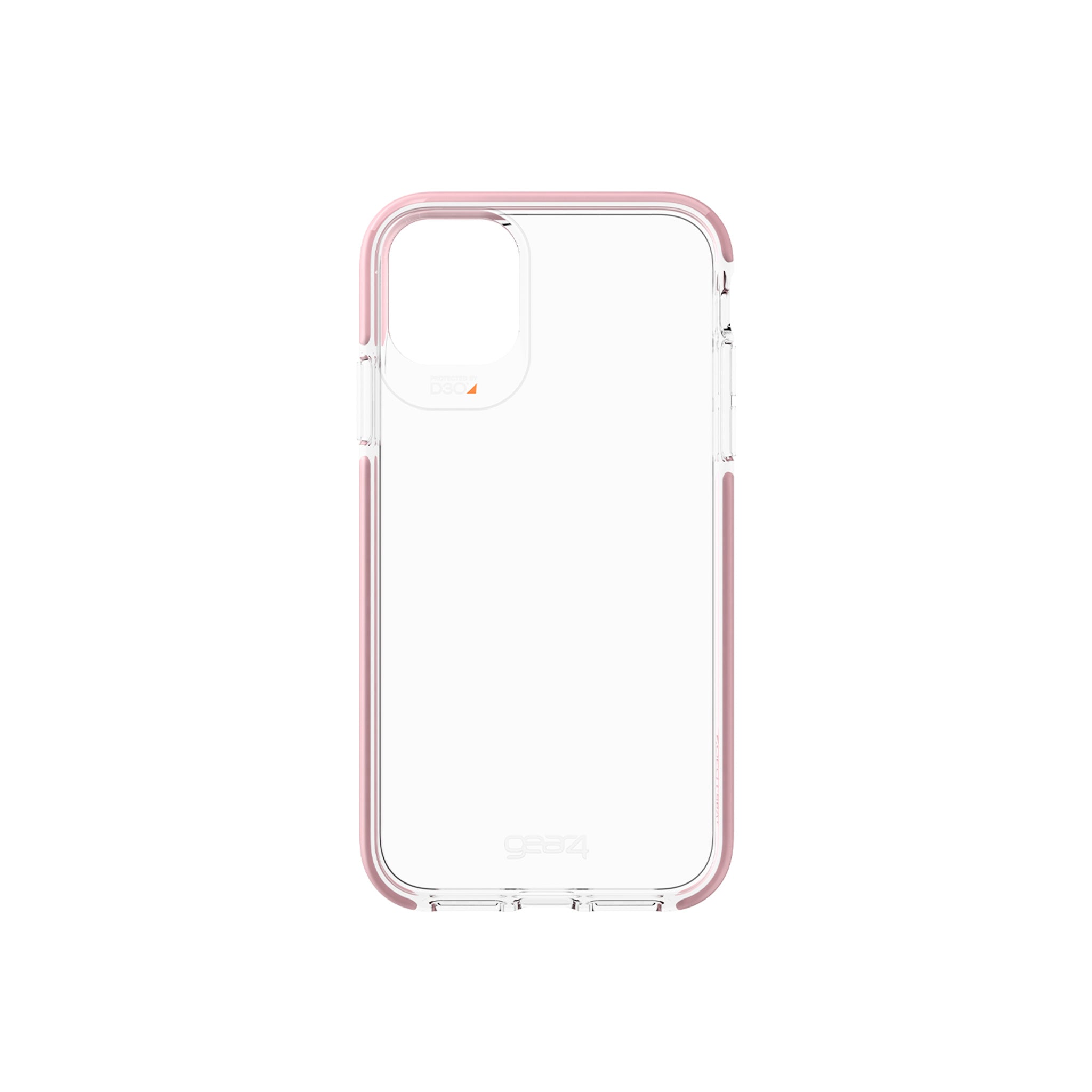 Gear4 - Piccadilly Case For Apple Iphone 11 - Clear And Rose Gold