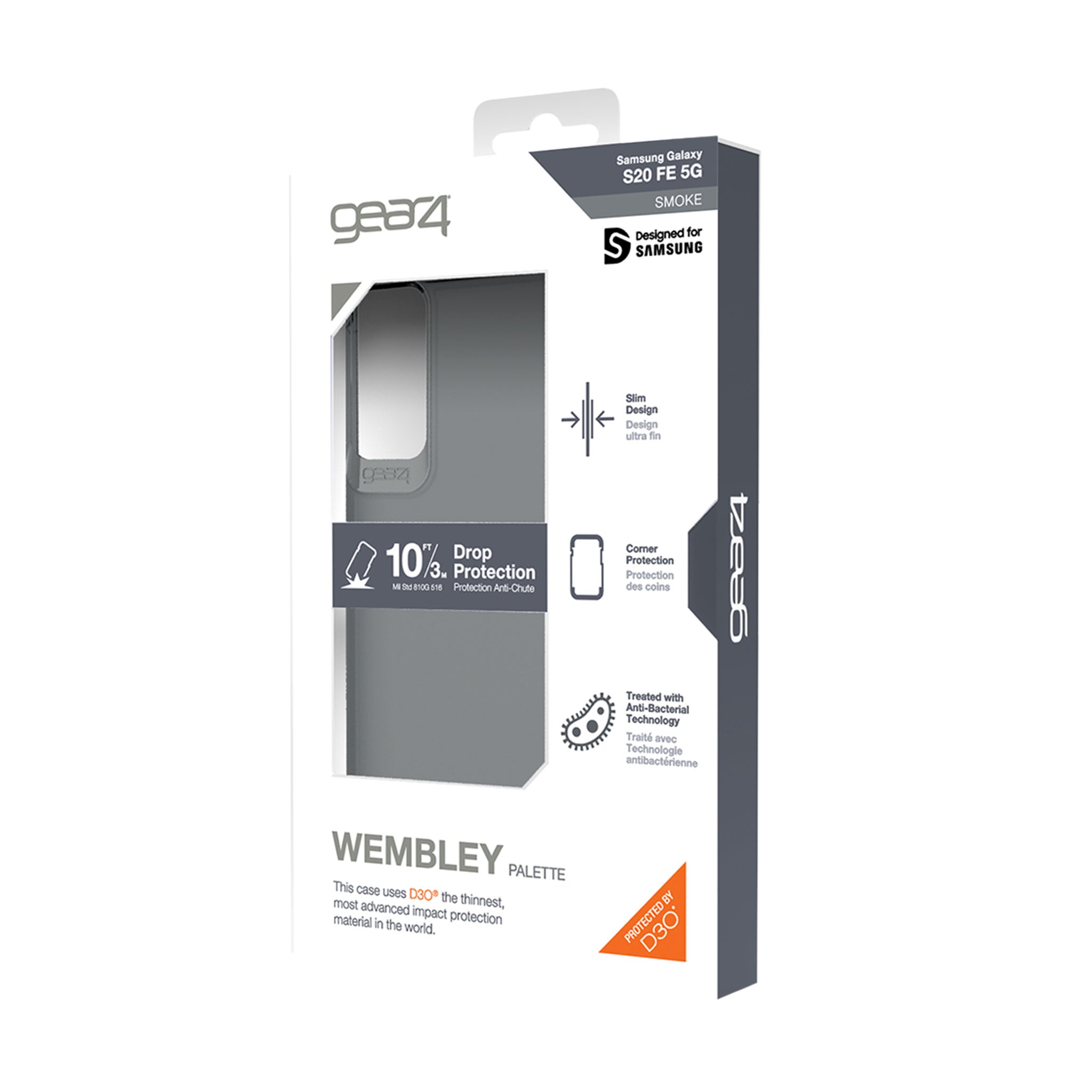 Gear4 - Wembley Palette Case For Samsung Galaxy S20 Fe 5g - Smoke