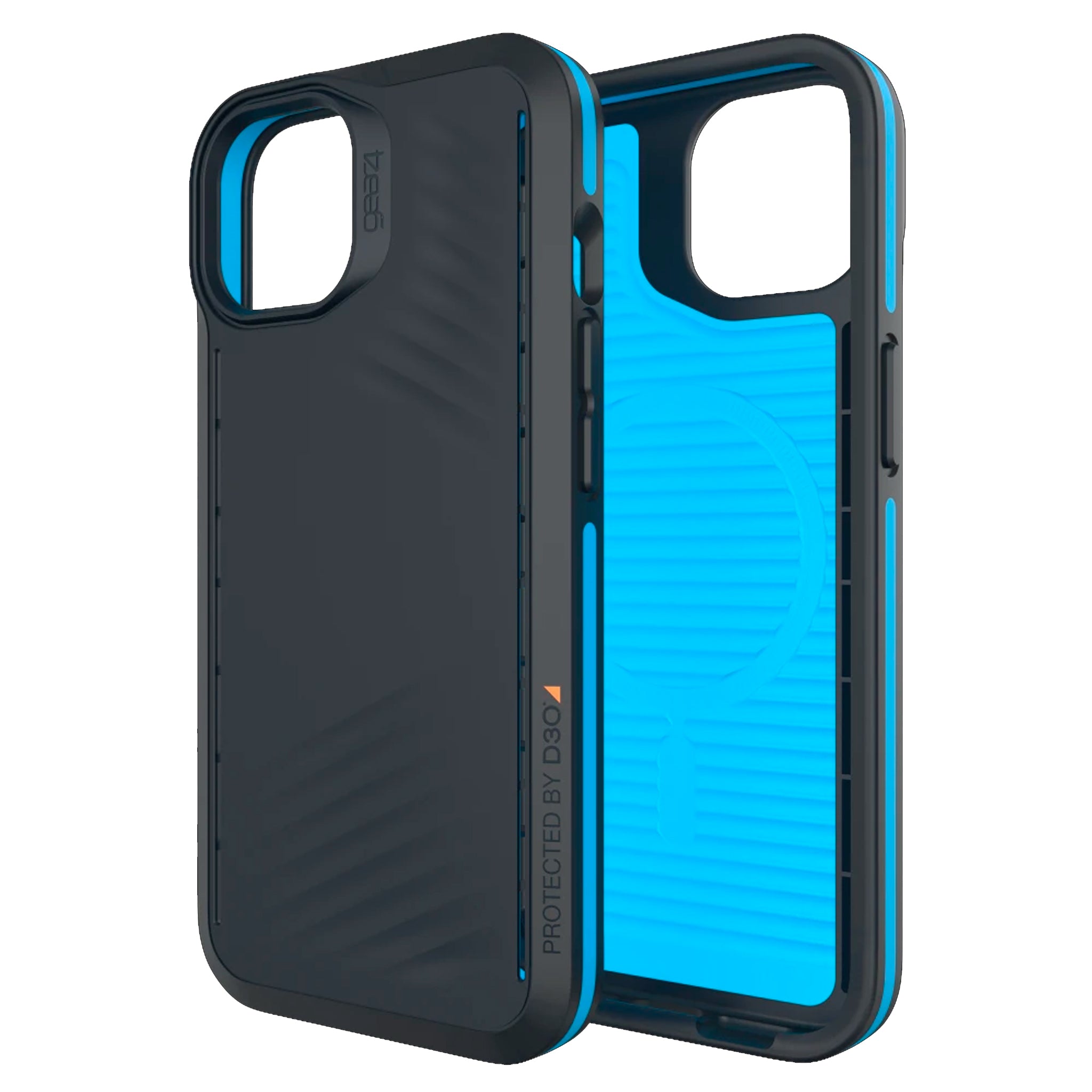 Gear4 - Vancouver Snap Case For Apple Iphone 13 - Black And Blue