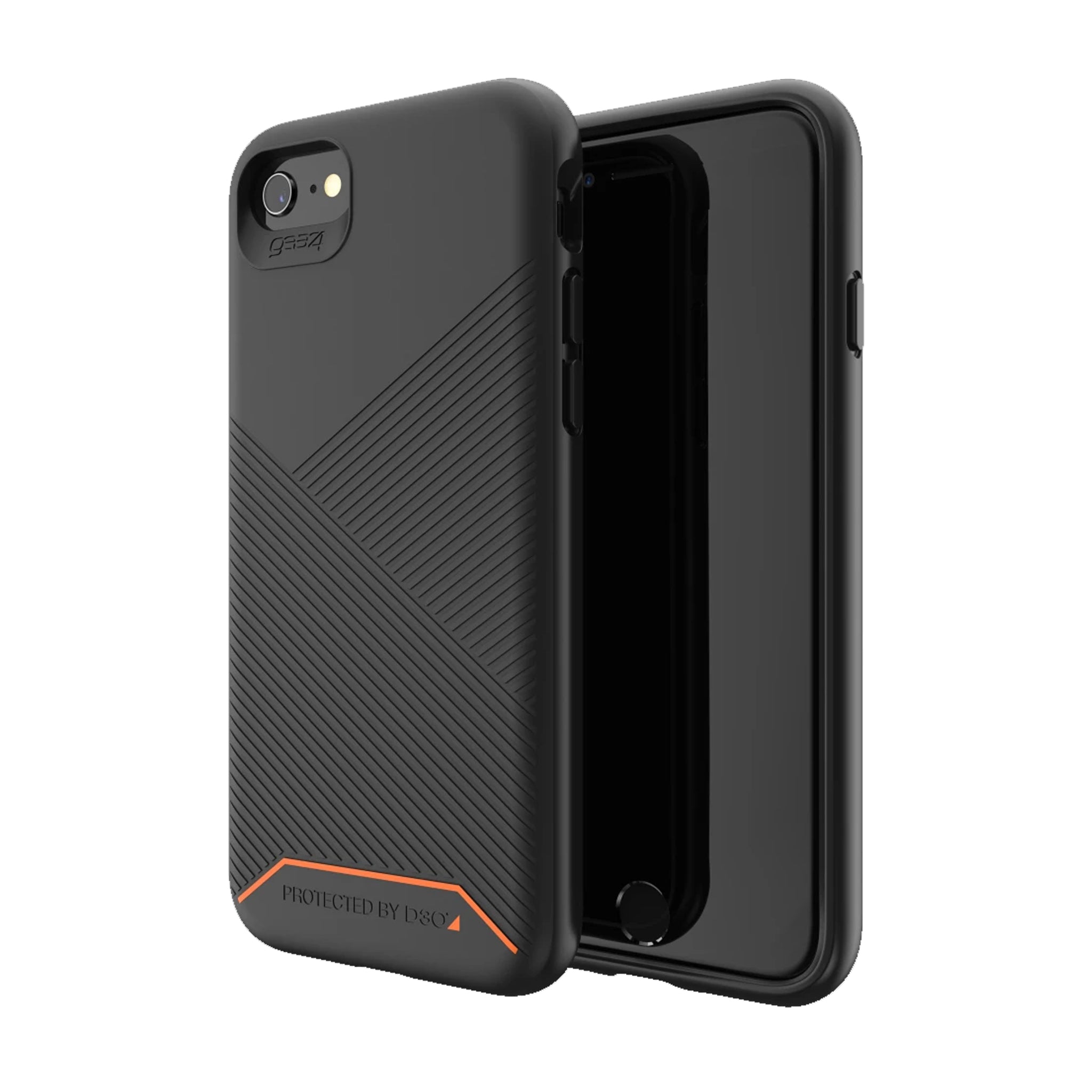 Gear4 - Denali Case For Apple Iphone Se 2022 / Se 2020 / 8 / 7 / 6 - Black