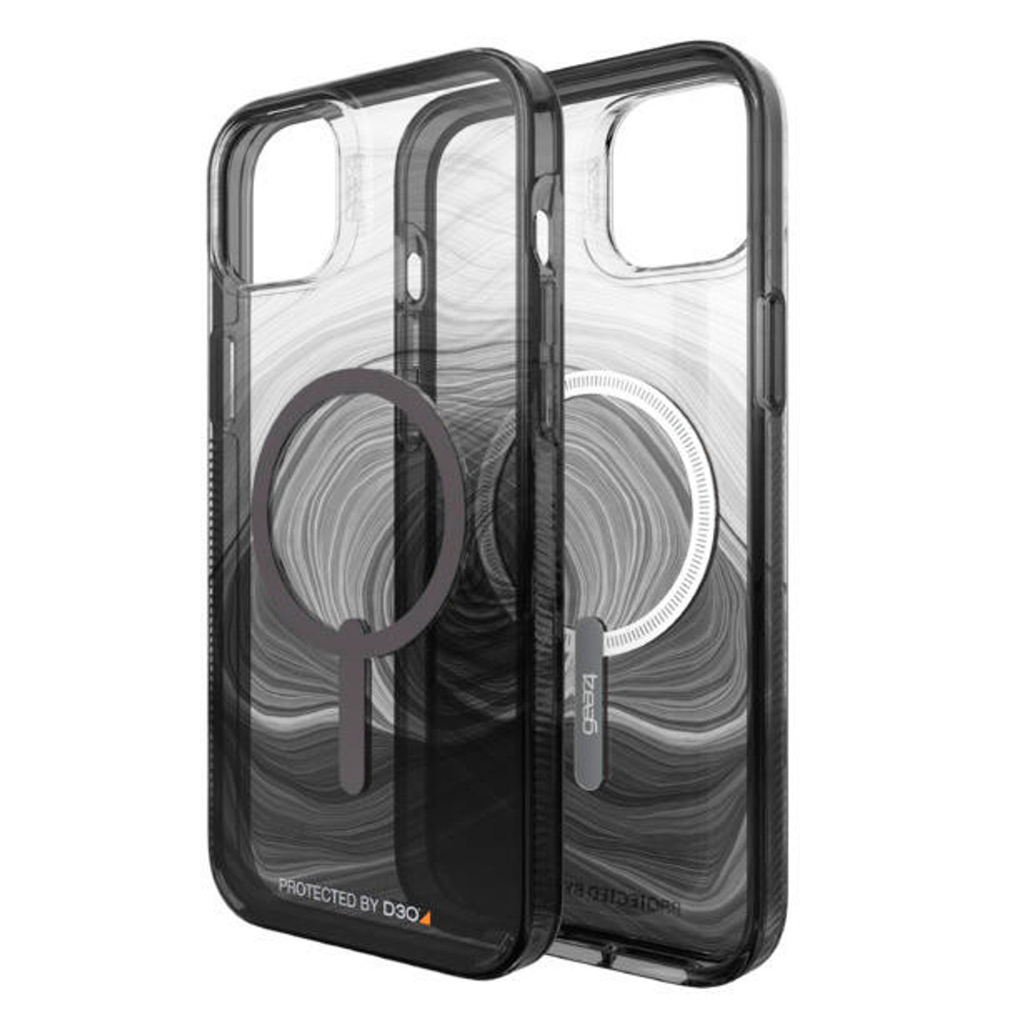 Gear4 - Milan Snap Case For Apple Iphone 14 Pro Max - Black Swirl