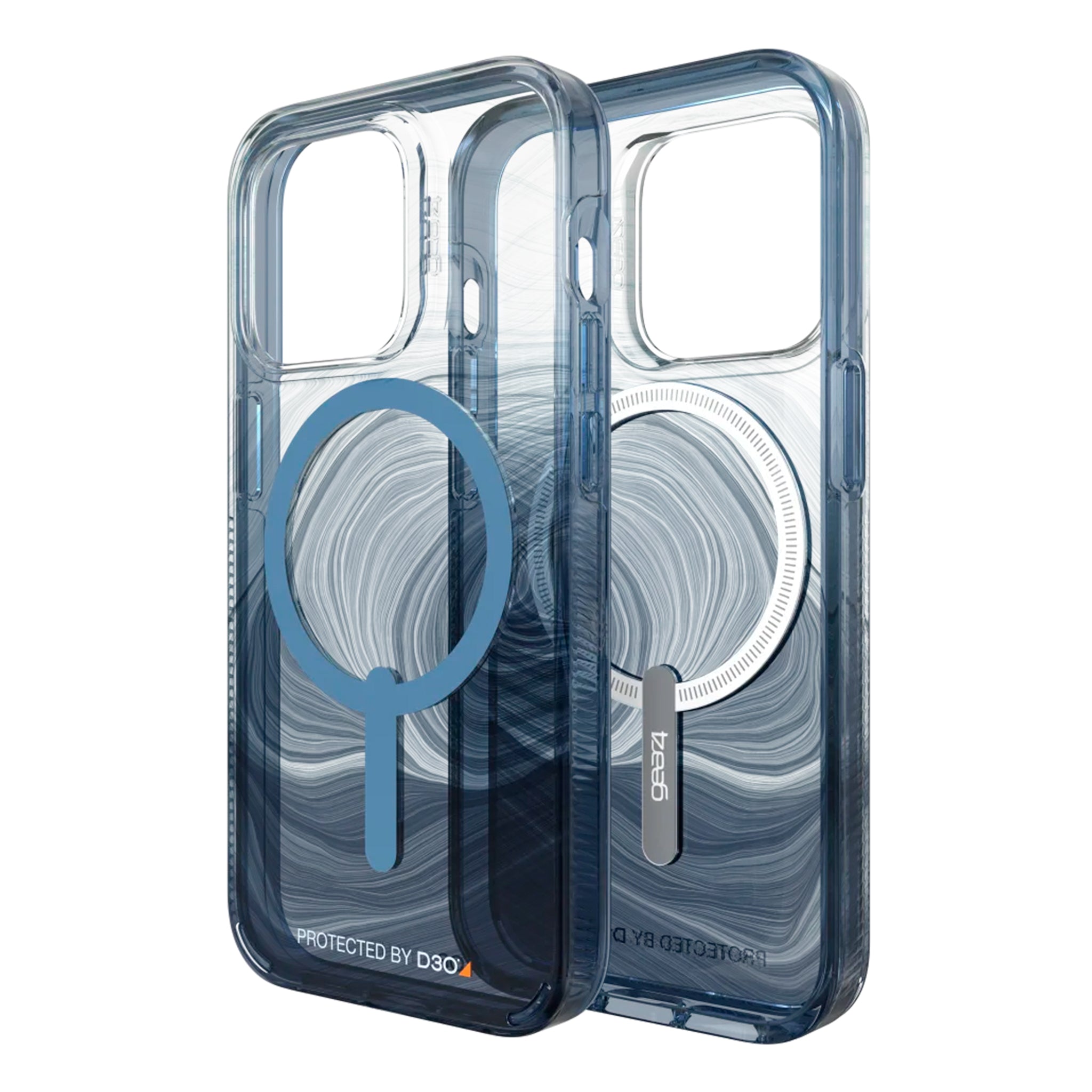 Gear4 - Milan Snap Case For Apple Iphone 14 Pro - Blue Swirl