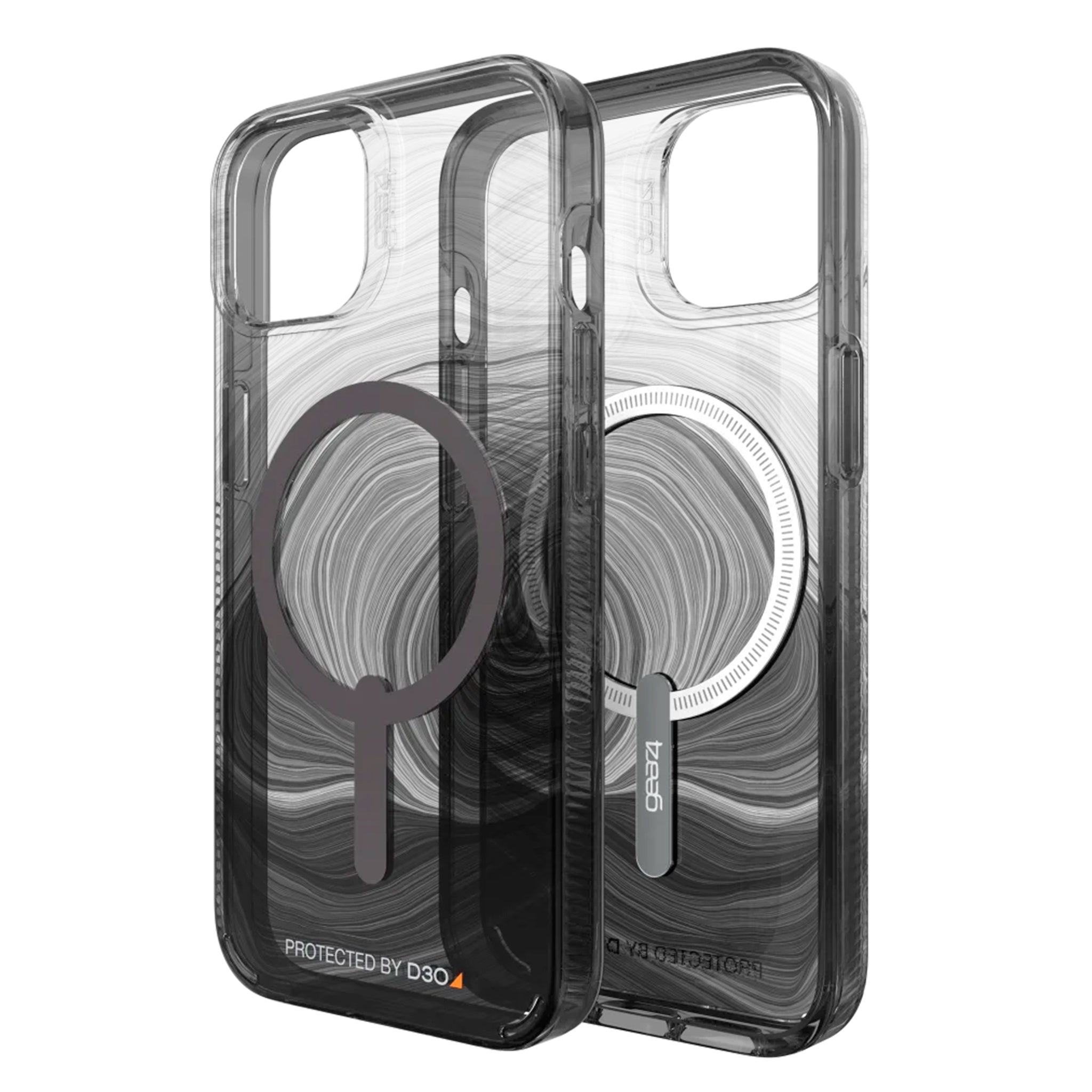 Gear4 - Milan Snap Case For Apple Iphone 14 / Iphone 13 - Black Swirl