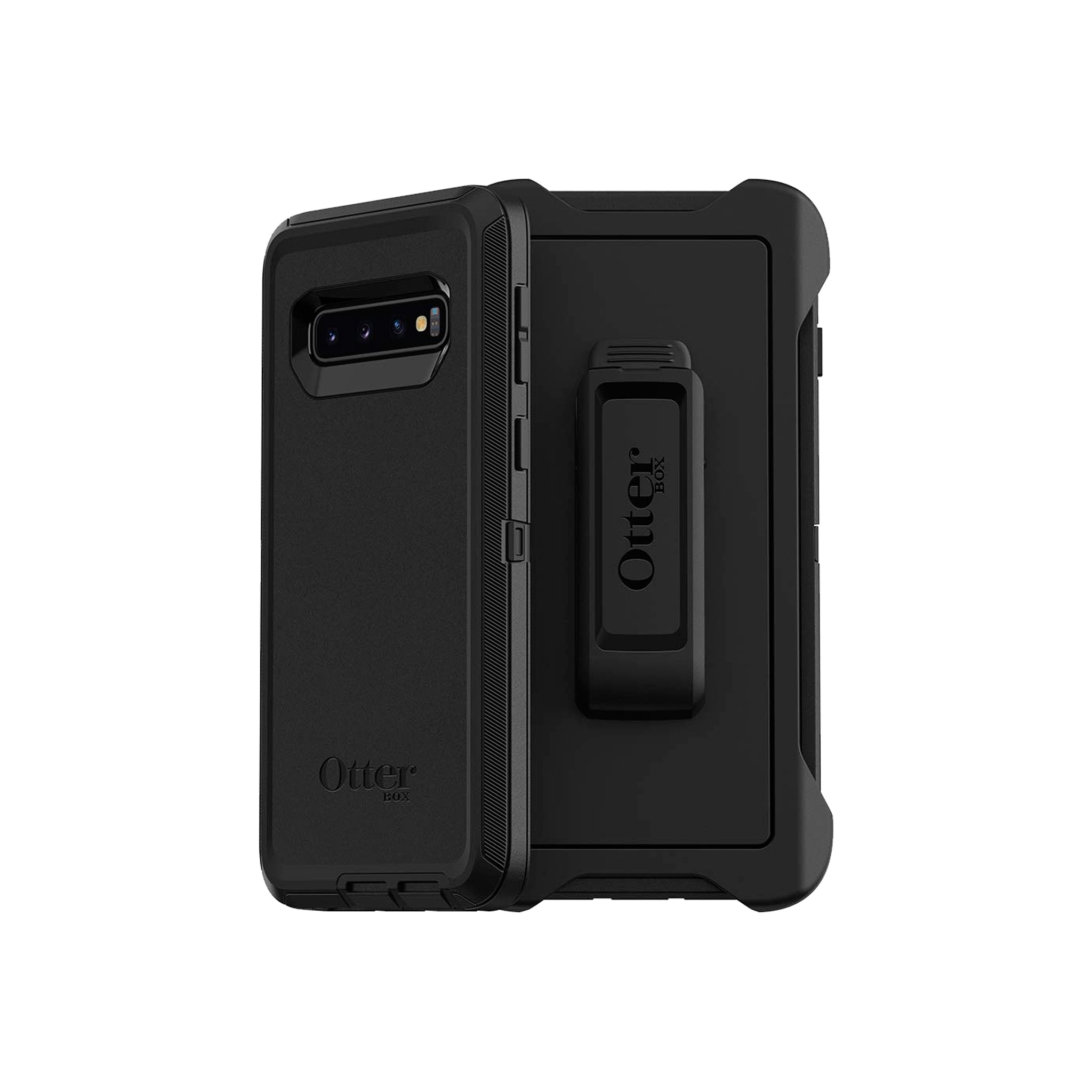 OtterBox - Defender Series Case for Galaxy S10 - Black
