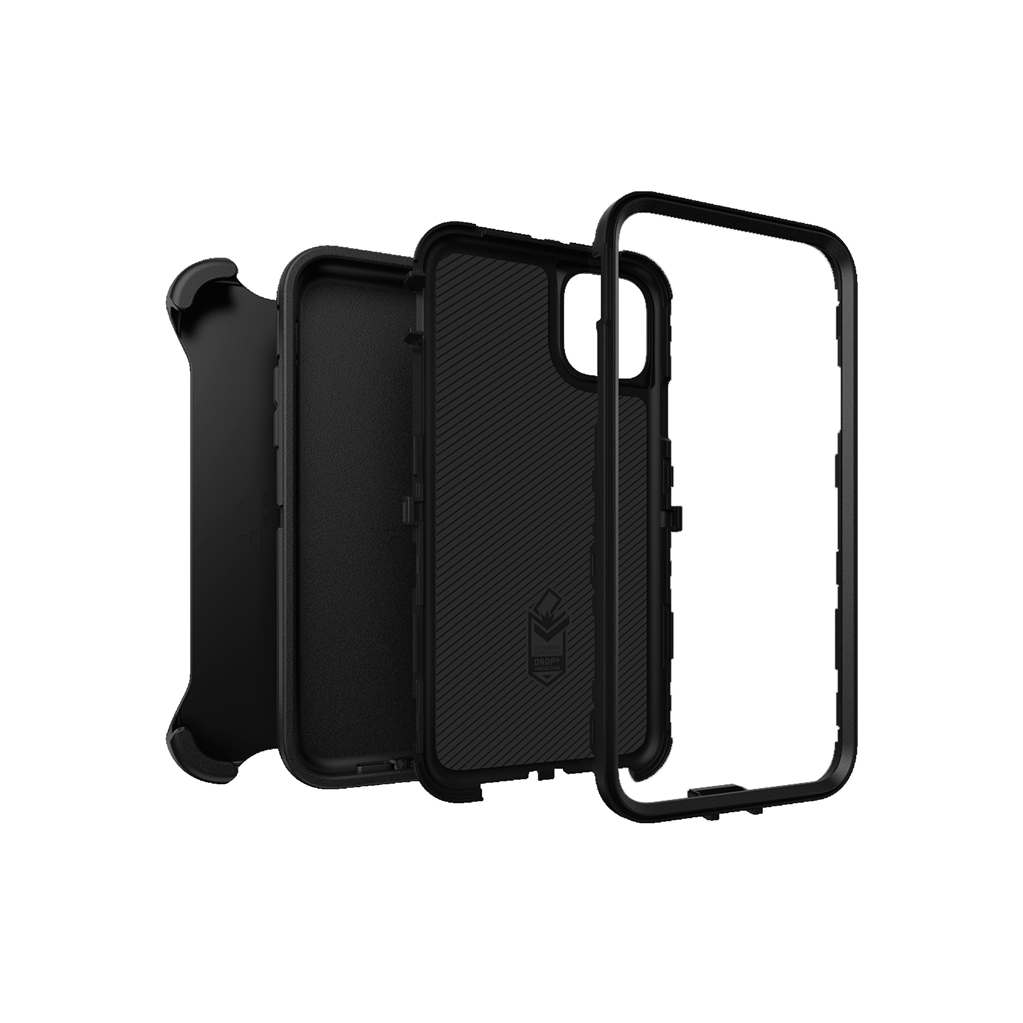 OtterBox - Defender Series Screenless Edition Case for iPhone 11 Pro Max - Black