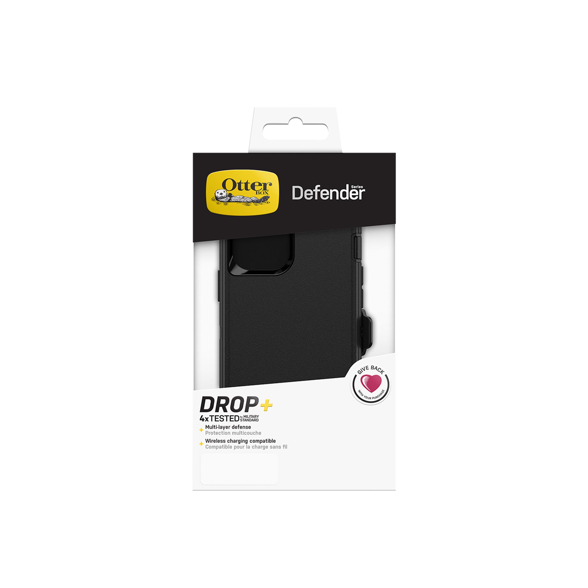 OtterBox - Defender for iPhone 12 / 12 Pro - Black