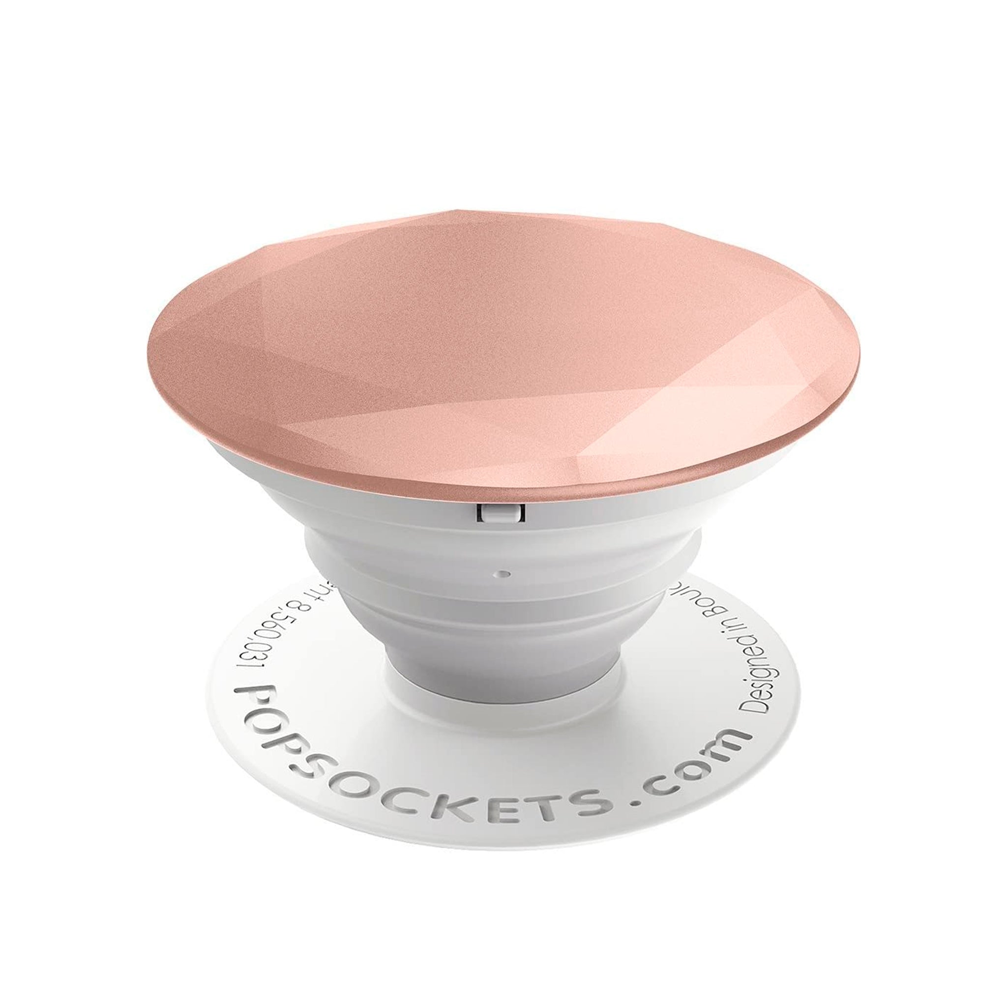 Popsockets - Popgrip Premium Metallic Diamond Swappable Device Stand And Grip -  Rose Gold