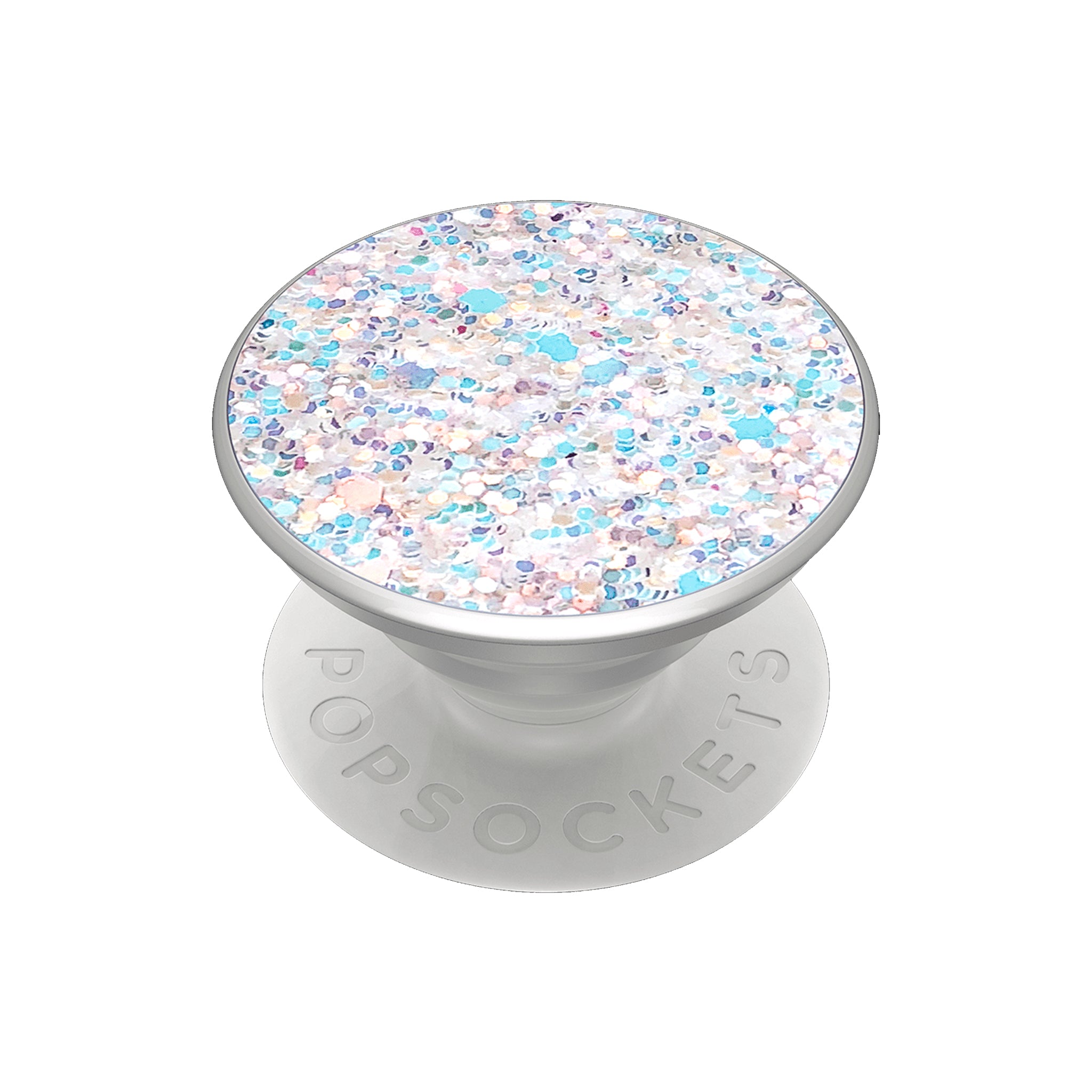 Popsockets - Popgrip Premium Swappable Device Stand And Grip - Sparkle Snow White