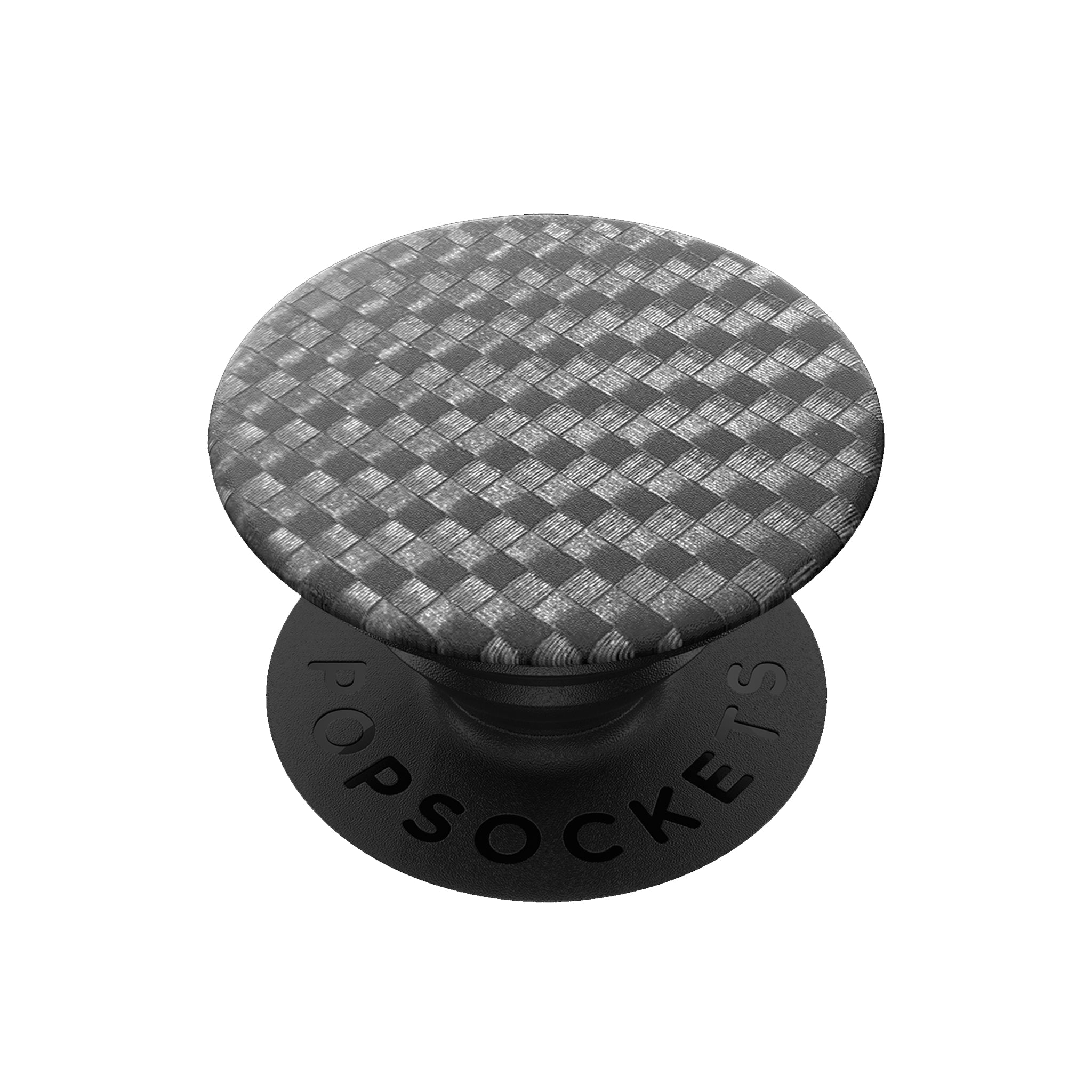 Popsockets - Popgrip Premium Swappable Device Stand And Grip - Carbonite Weave