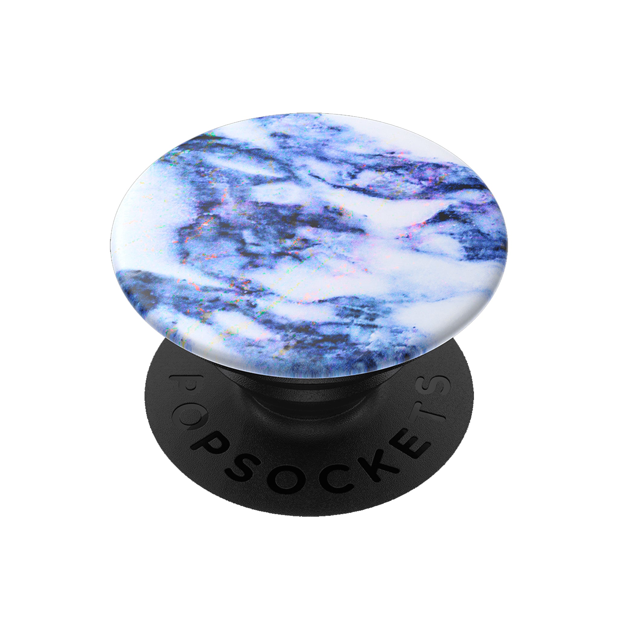Popsockets - Popgrip Abstract Swappable Device Stand And Grip - Cobalt Glow Marble