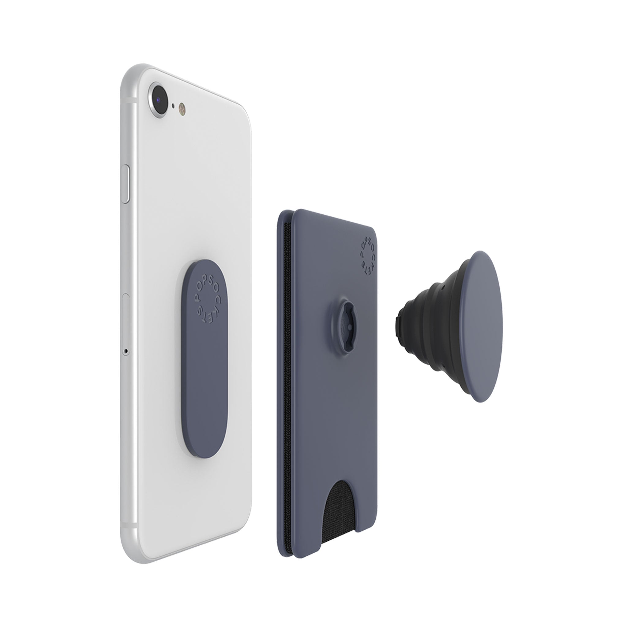 Popsockets - Popwallet Plus With Popgrip - Shadow Blue