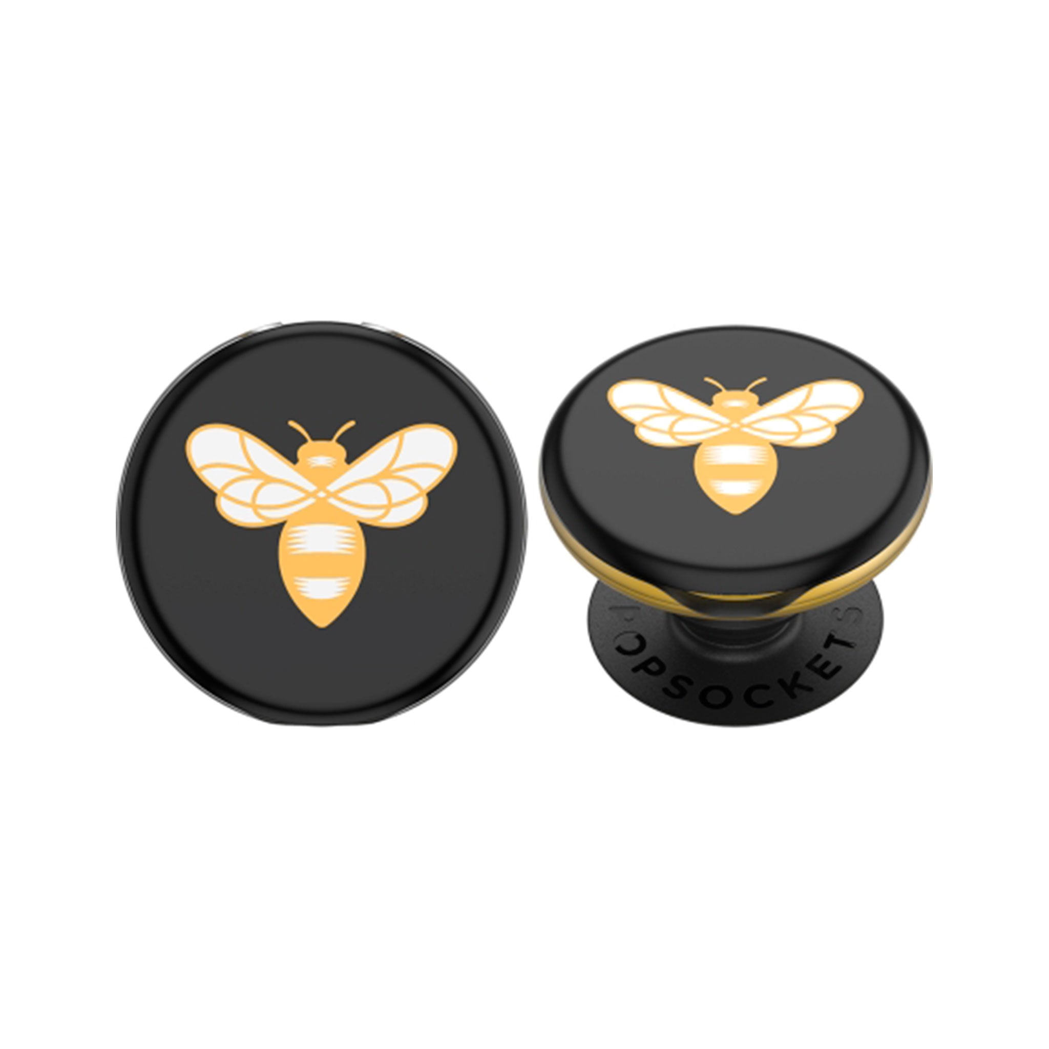 Popsockets - Popgrip Lips - Burts Bees Bee Logo Black