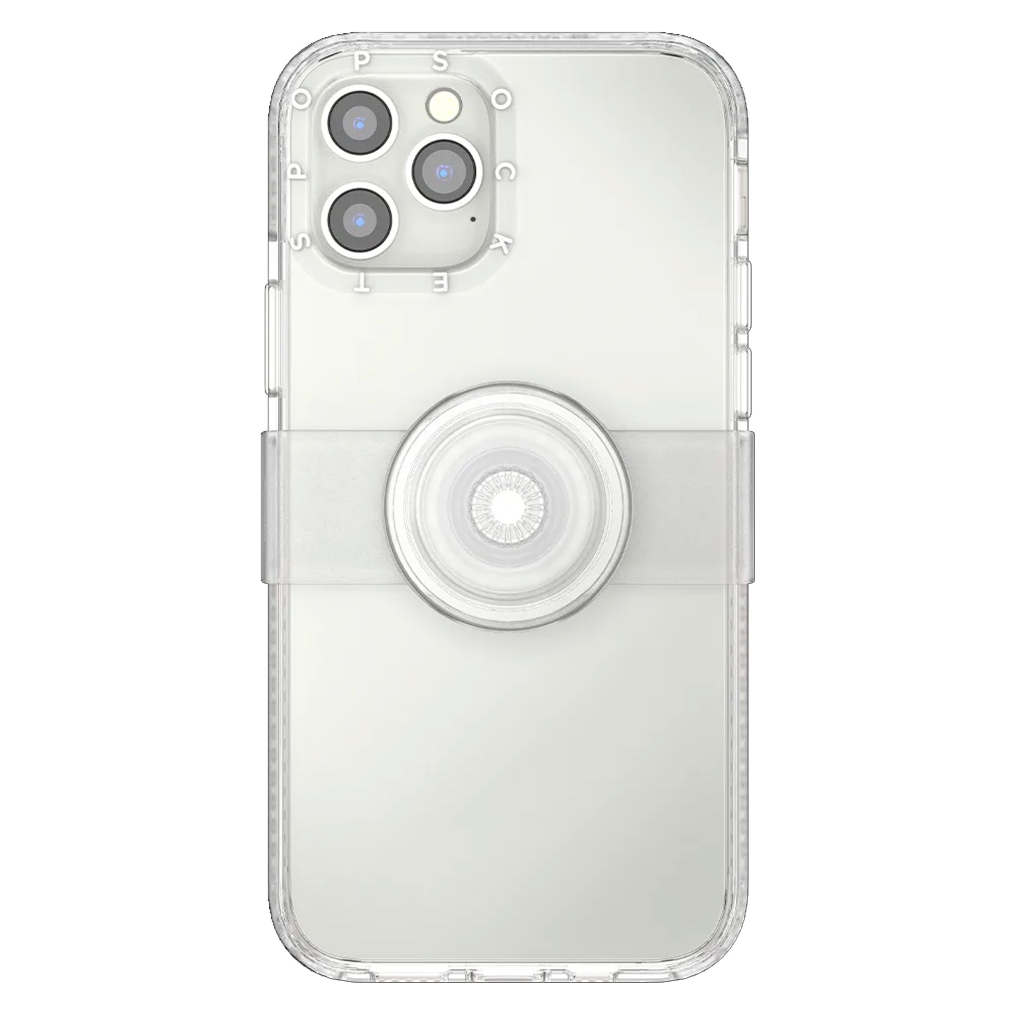 Popsockets - Popgrip Slide Case For Apple Iphone 12 / 12 Pro - Clear