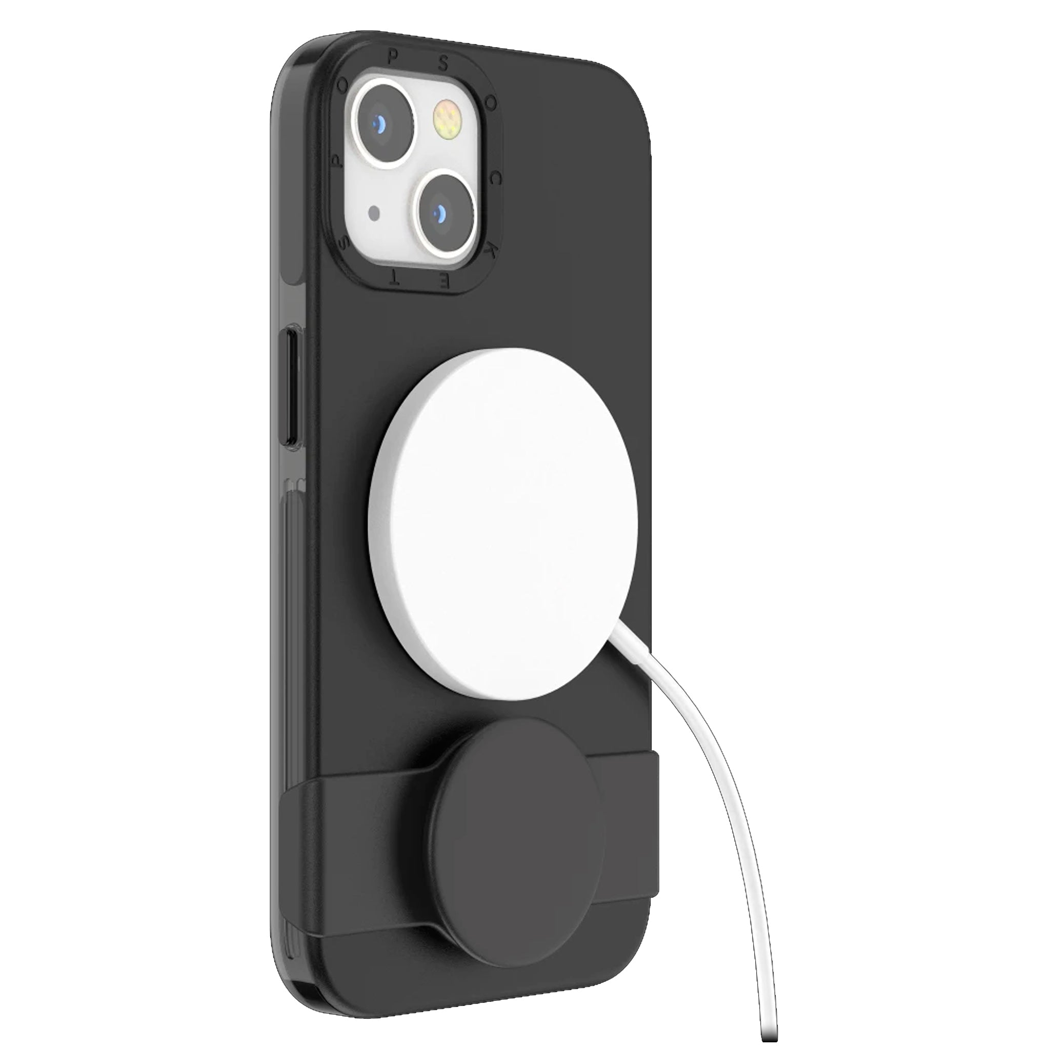 Popsockets - Popgrip Slide Case For Apple Iphone 13 - Black