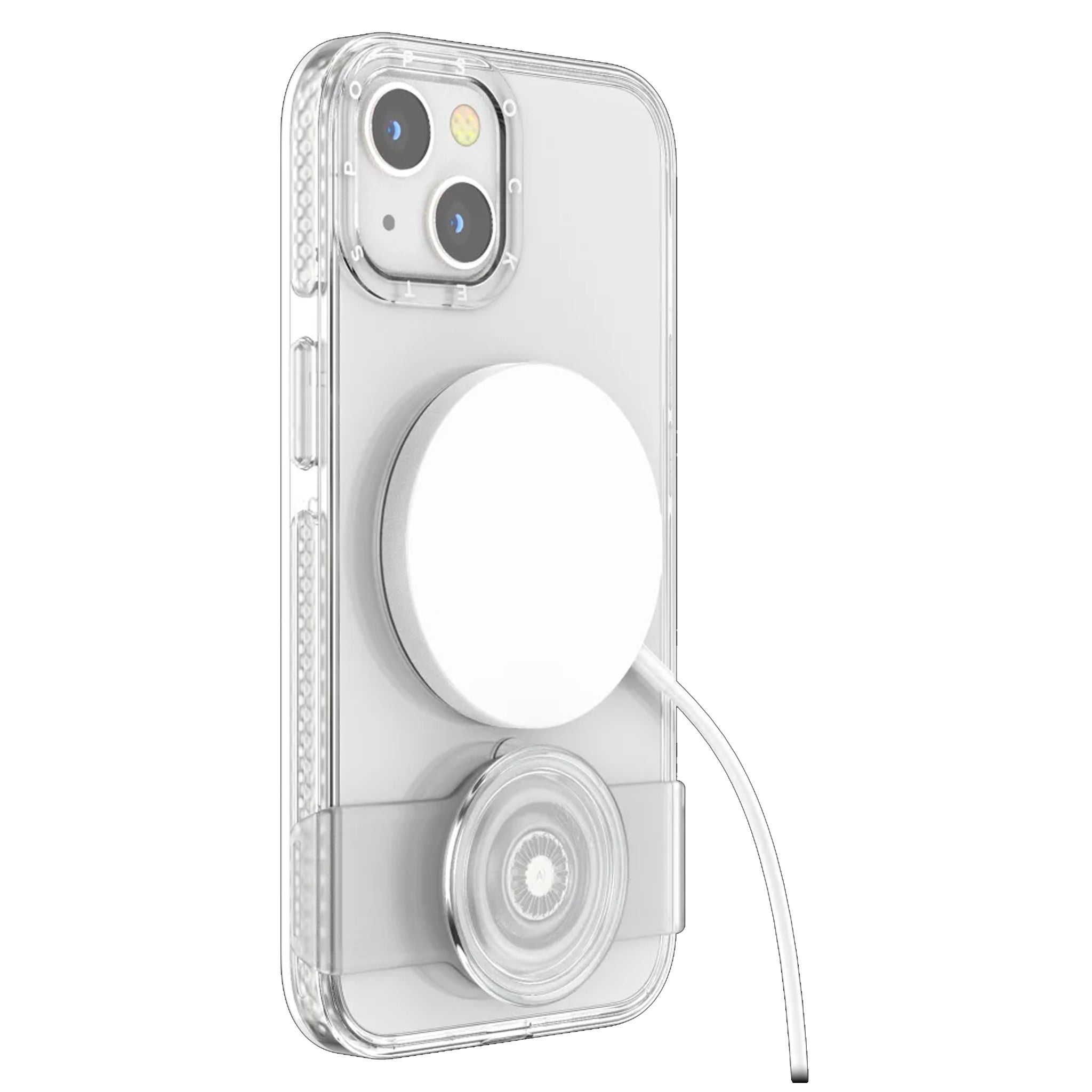 Popsockets - Magsafe Popgrip Slide Case For Apple Iphone 13 - Clear