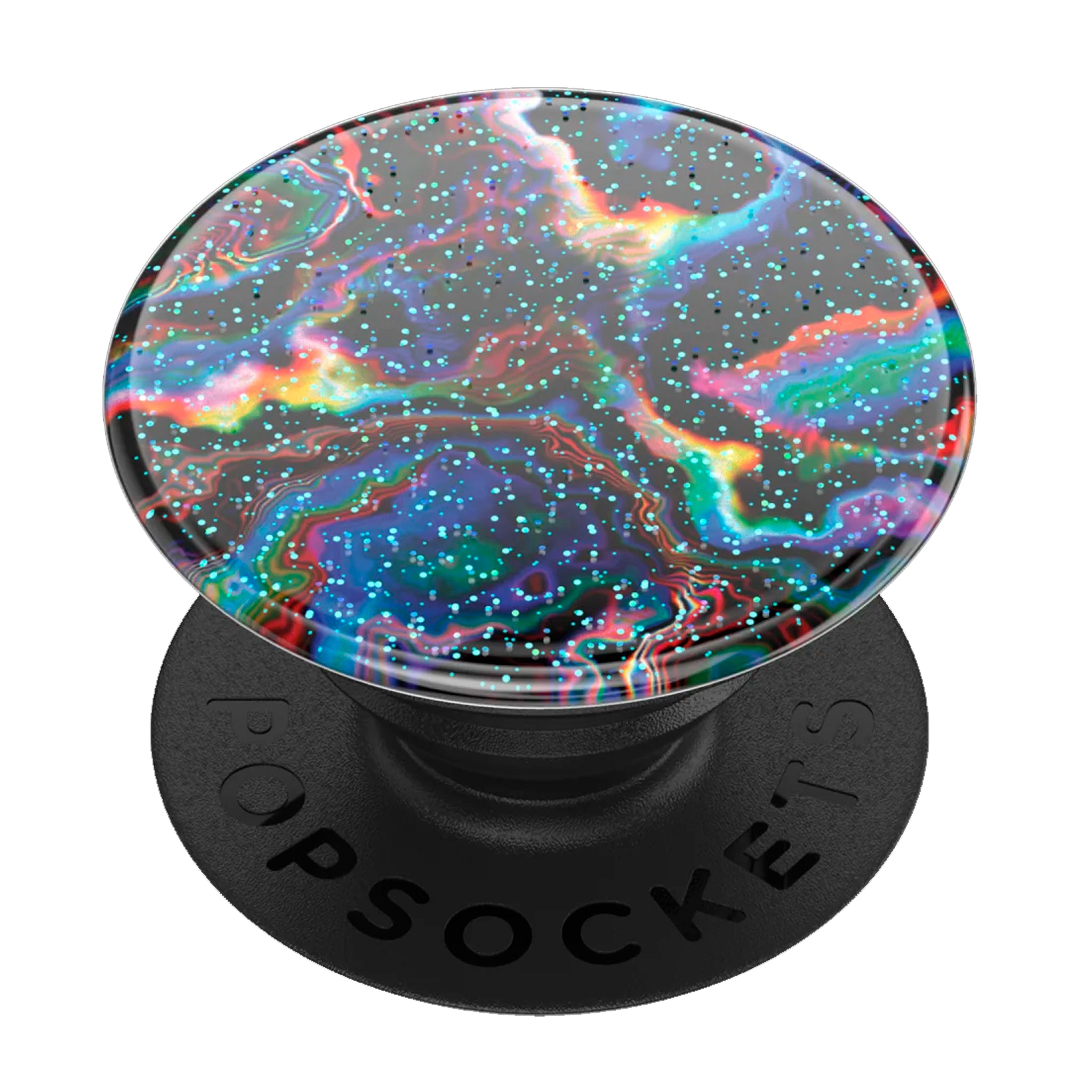 Popsockets - Popgrip Premium - Glitter Rainbow Void
