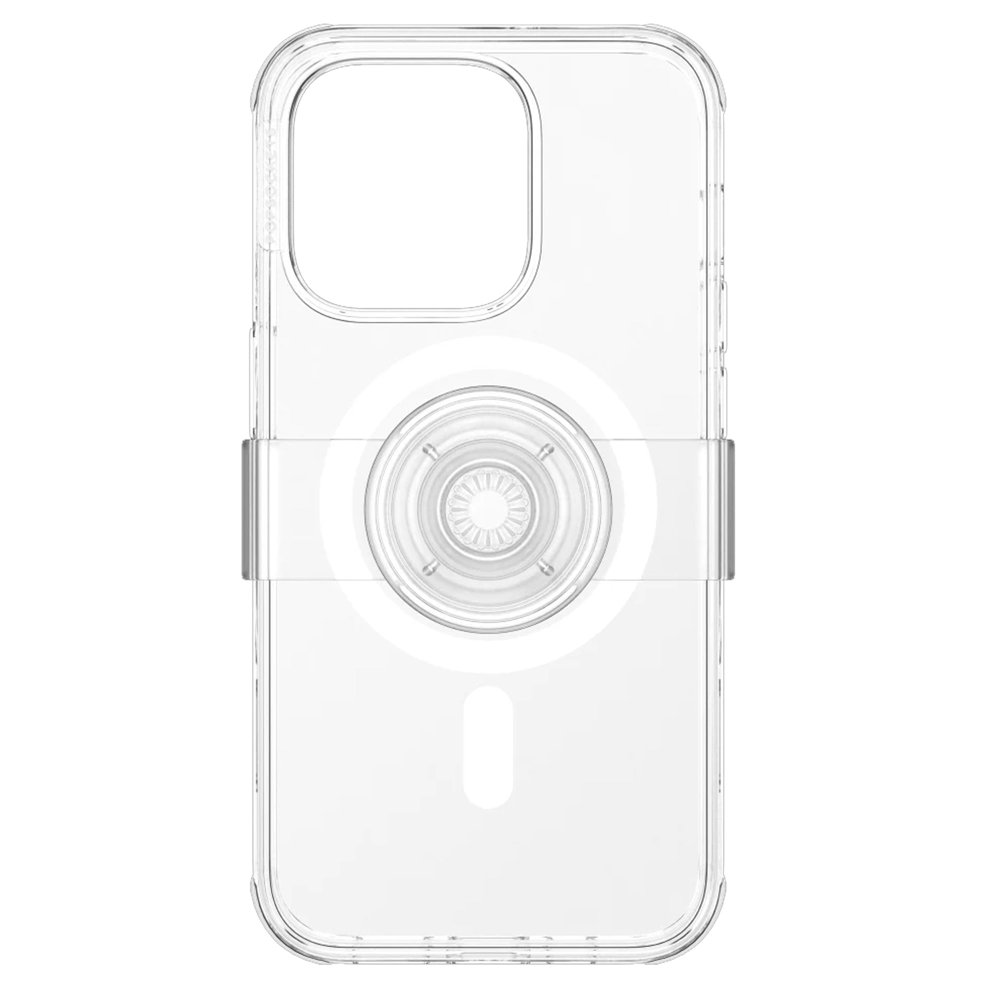 Popsockets - Magsafe Popgrip Slide Case For Apple Iphone 14 Pro - Clear
