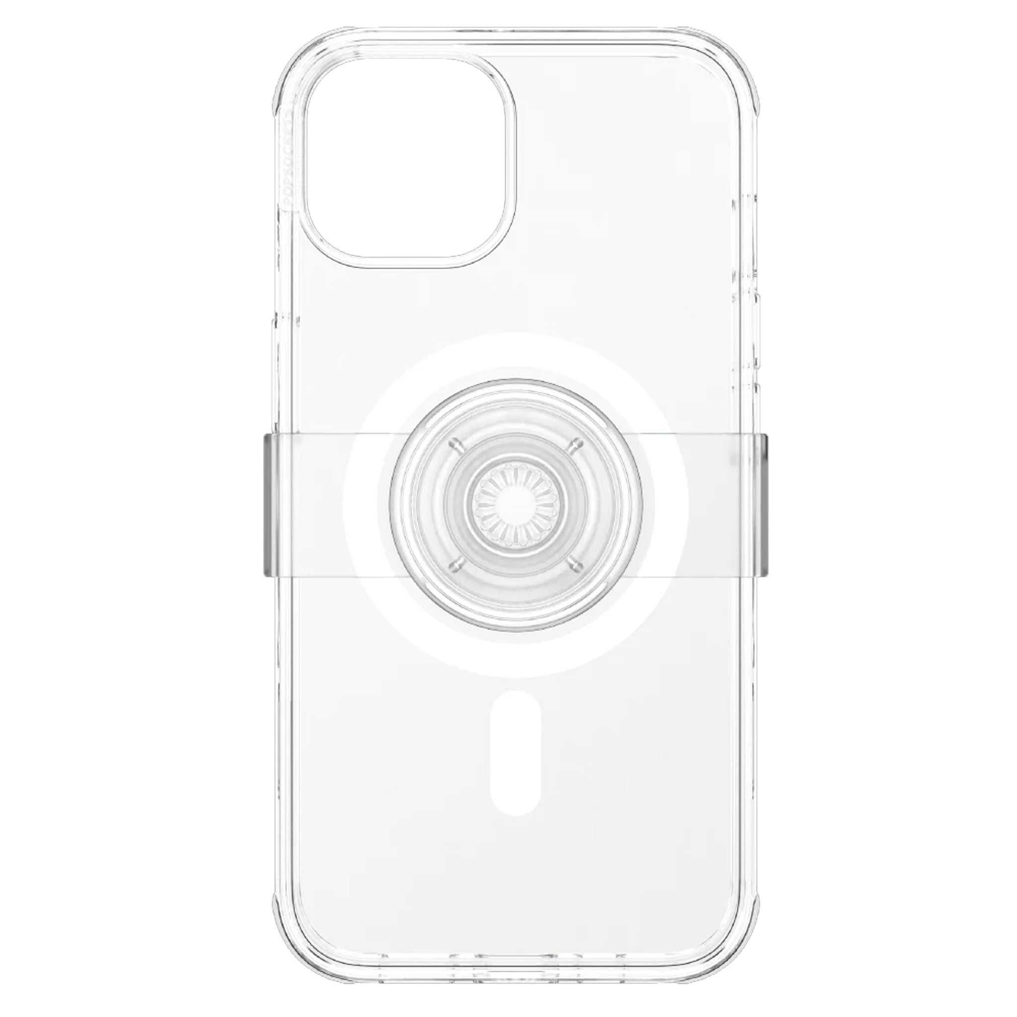 Popsockets - Magsafe Popgrip Slide Case For Apple Iphone 14 - Clear