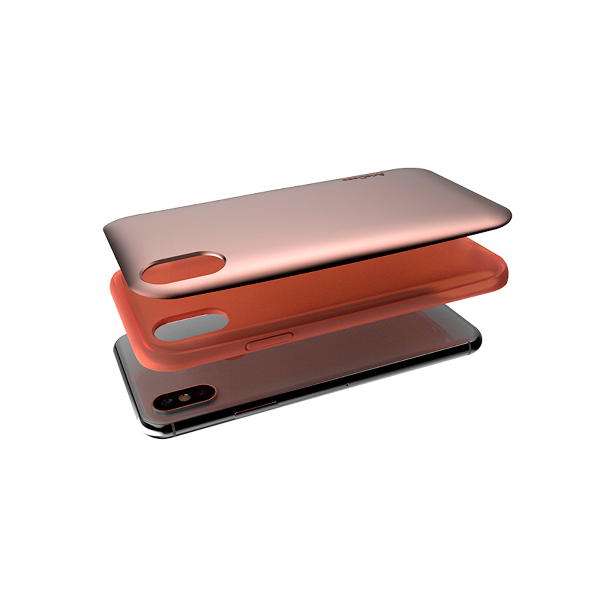 ArtsCase - StrongFit  Series for iPhone XS/X - Rose Gold /Rose