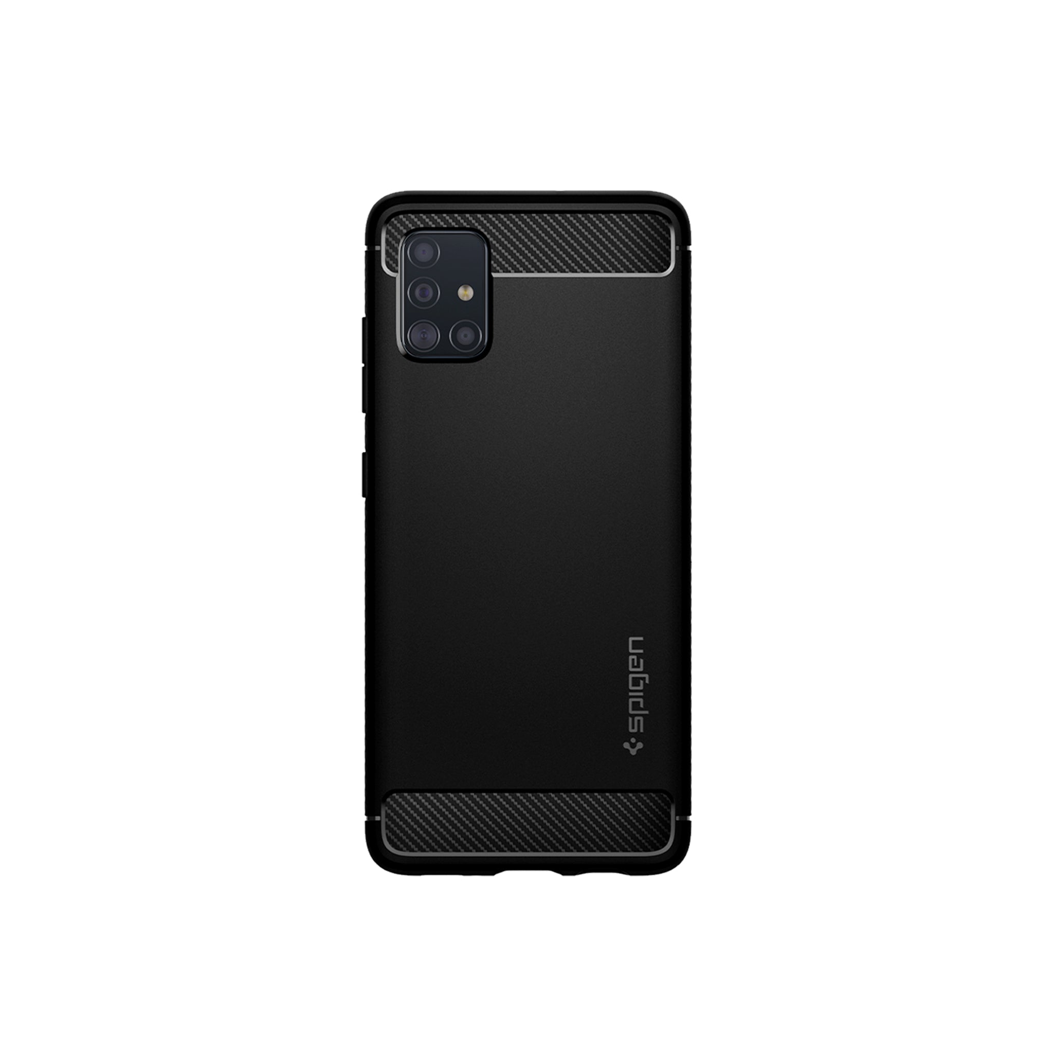 Spigen - Lite Rugged Armor Case For Samsung Galaxy A51 - Matte Black