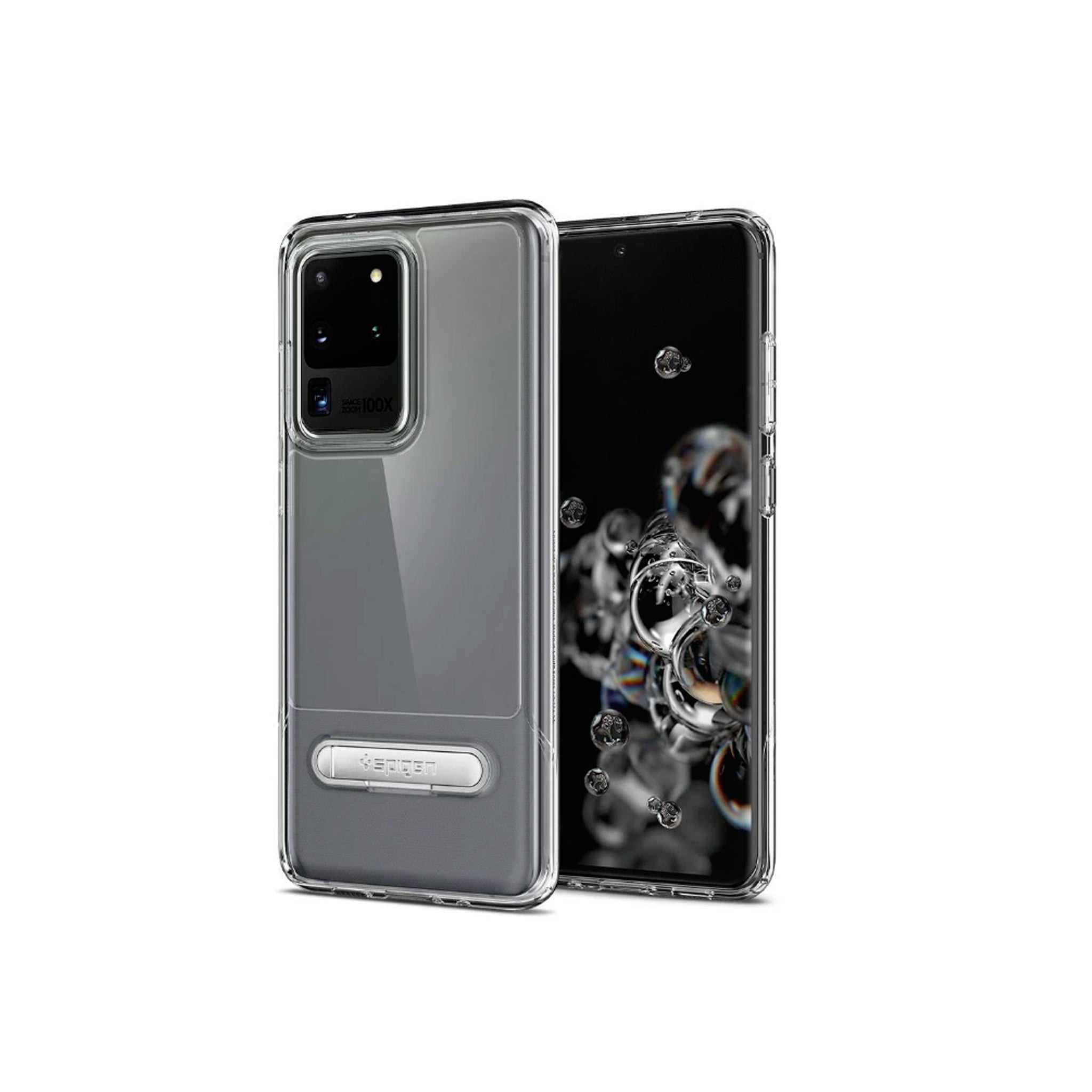 Spigen - Slim Armor Essential S Case For Samsung Galaxy S20 Ultra - Crystal Clear