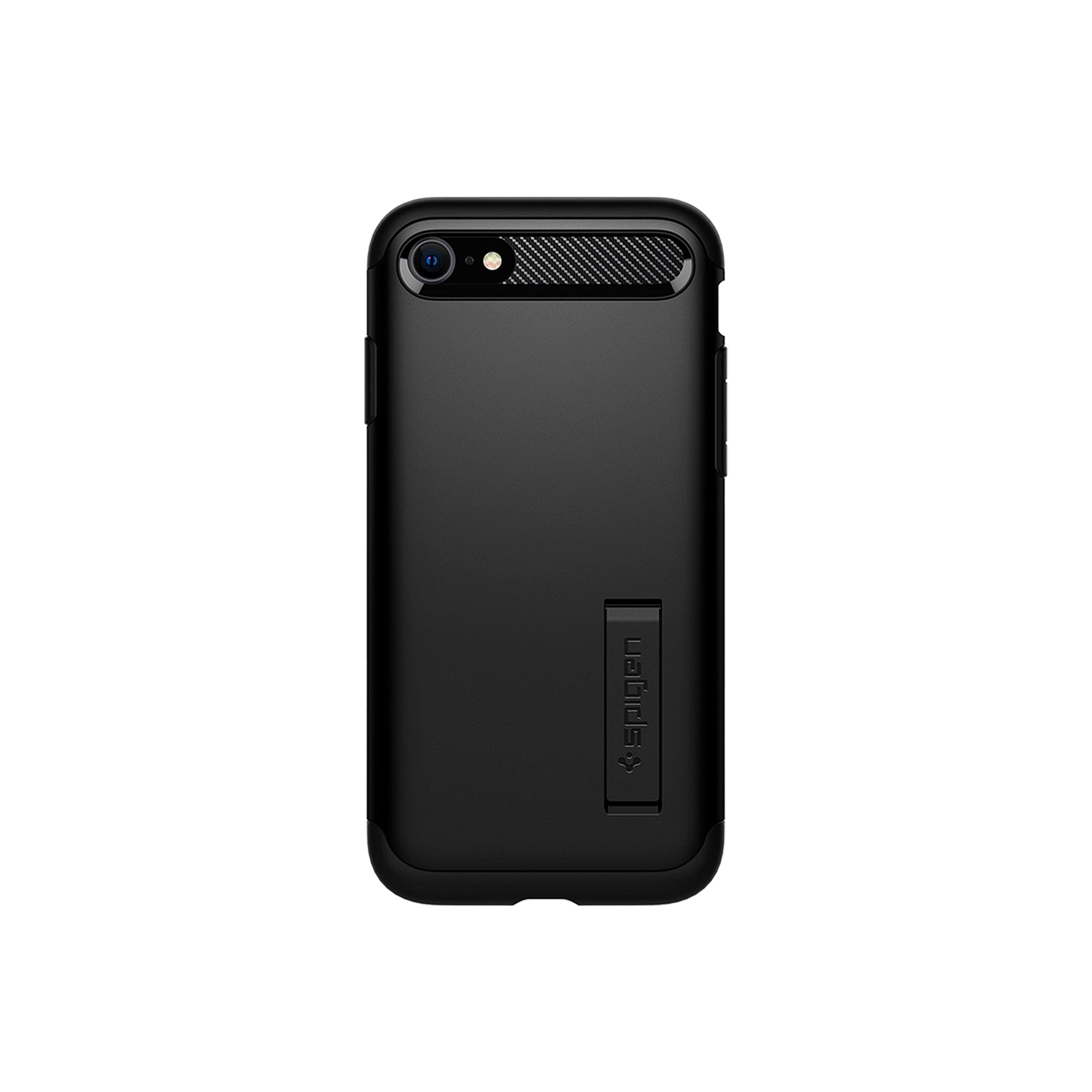 Spigen - Slim Armor Case For Apple Iphone Se 8 7 - Black