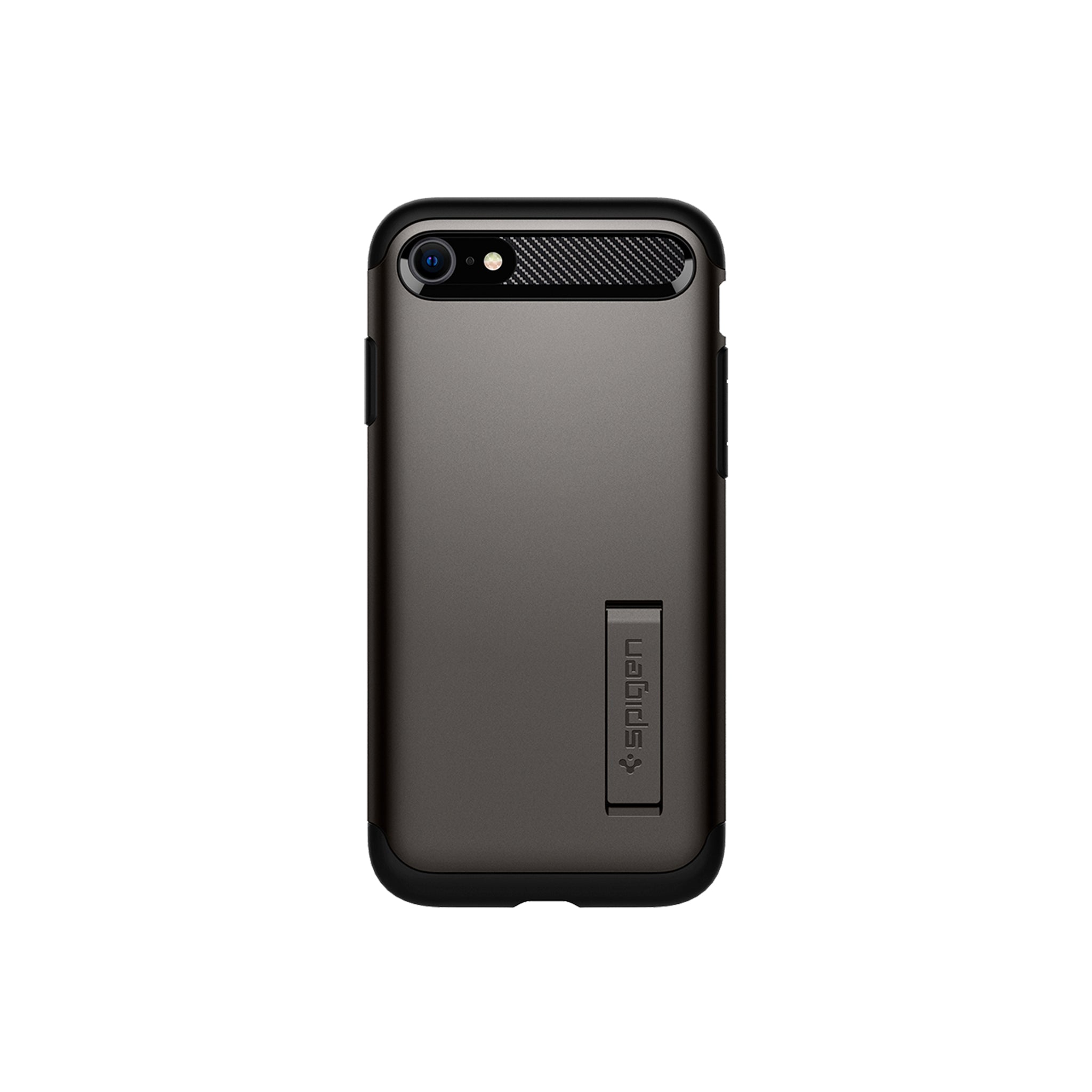 Spigen - Slim Armor Case For Apple Iphone Se / 8 / 7 - Gunmetal