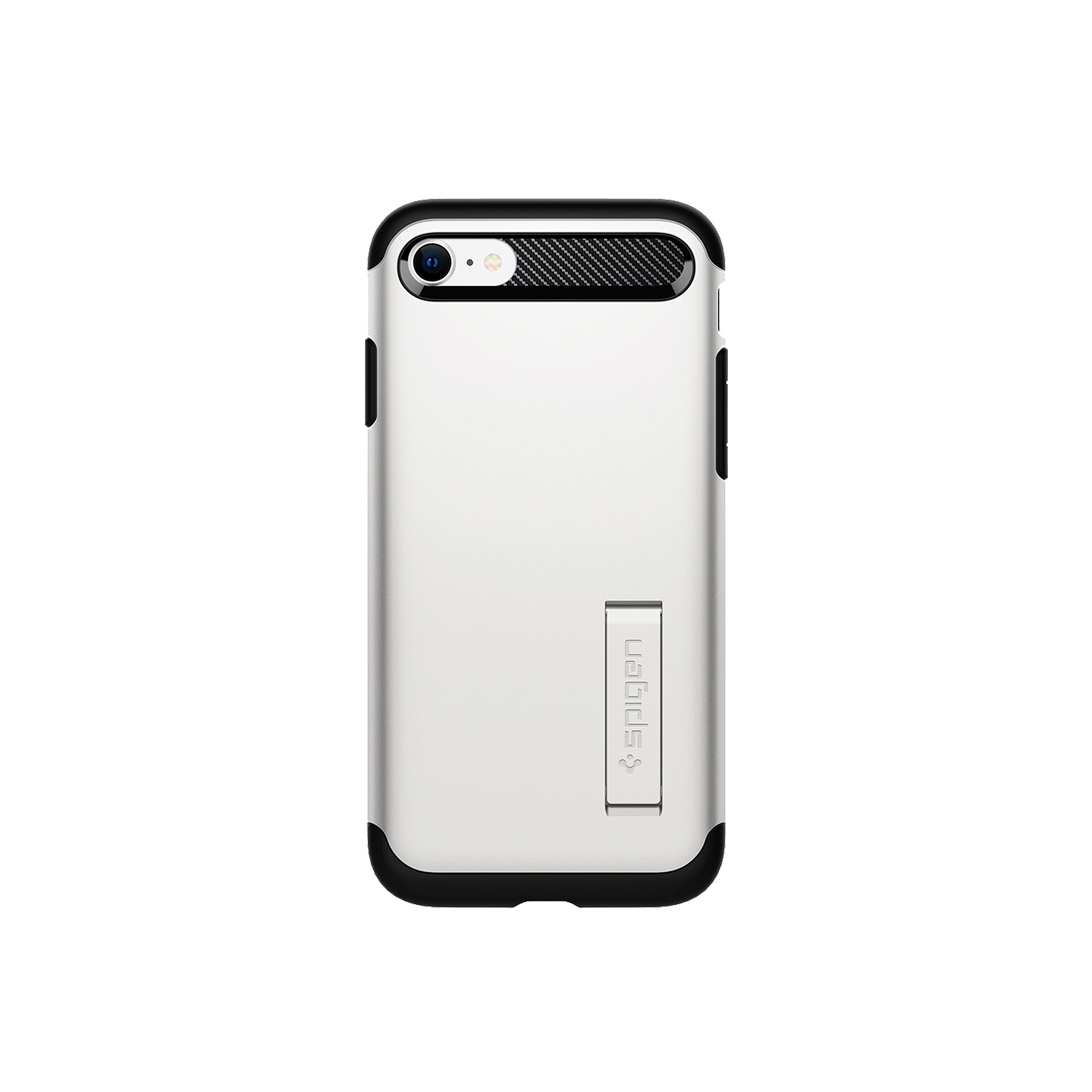 Spigen - Slim Armor Case For Apple Iphone Se / 8 / 7 - Satin Silver